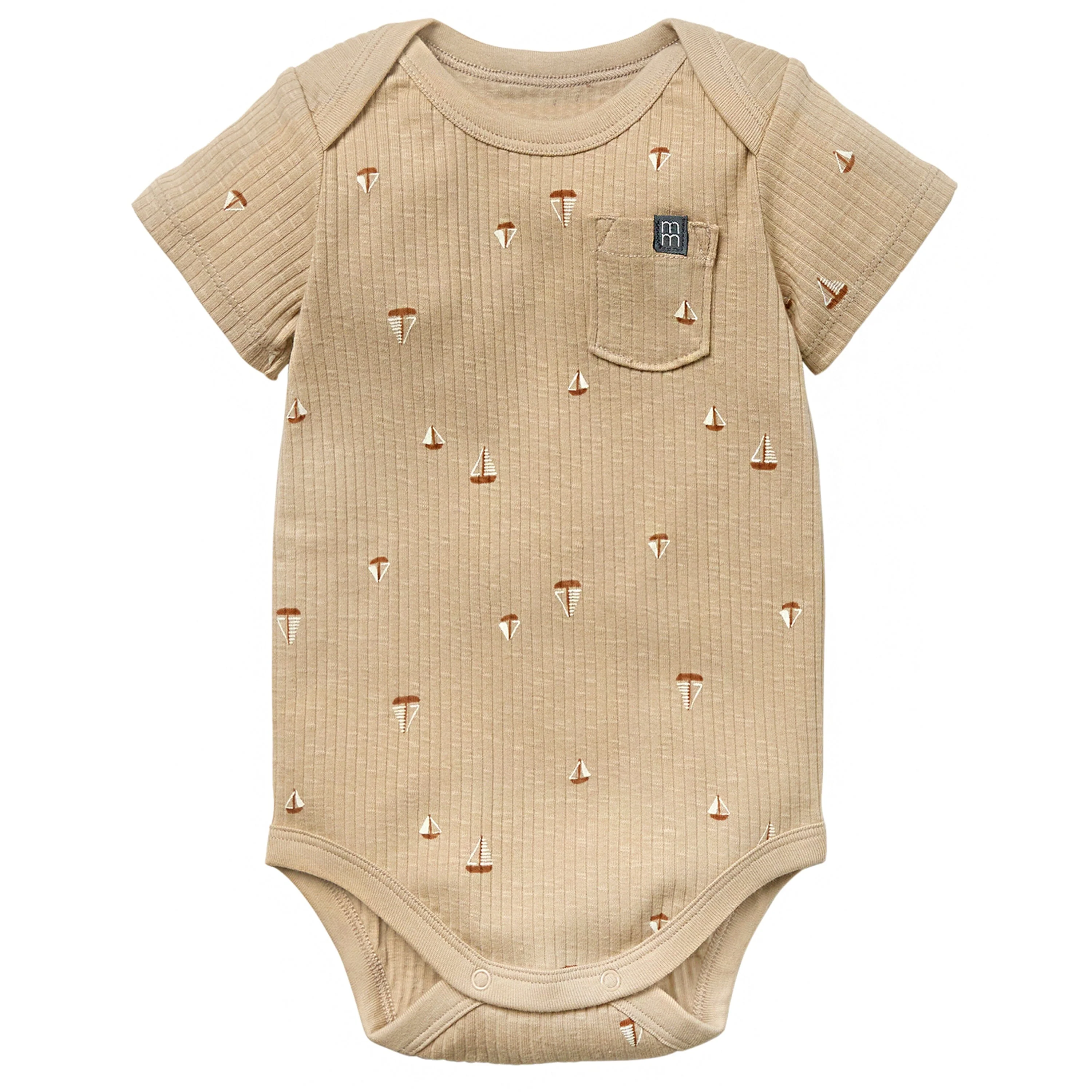2-Piece Baby Boys Sailboat Short Sleeve Bodysuit & Pants Set - Image 2