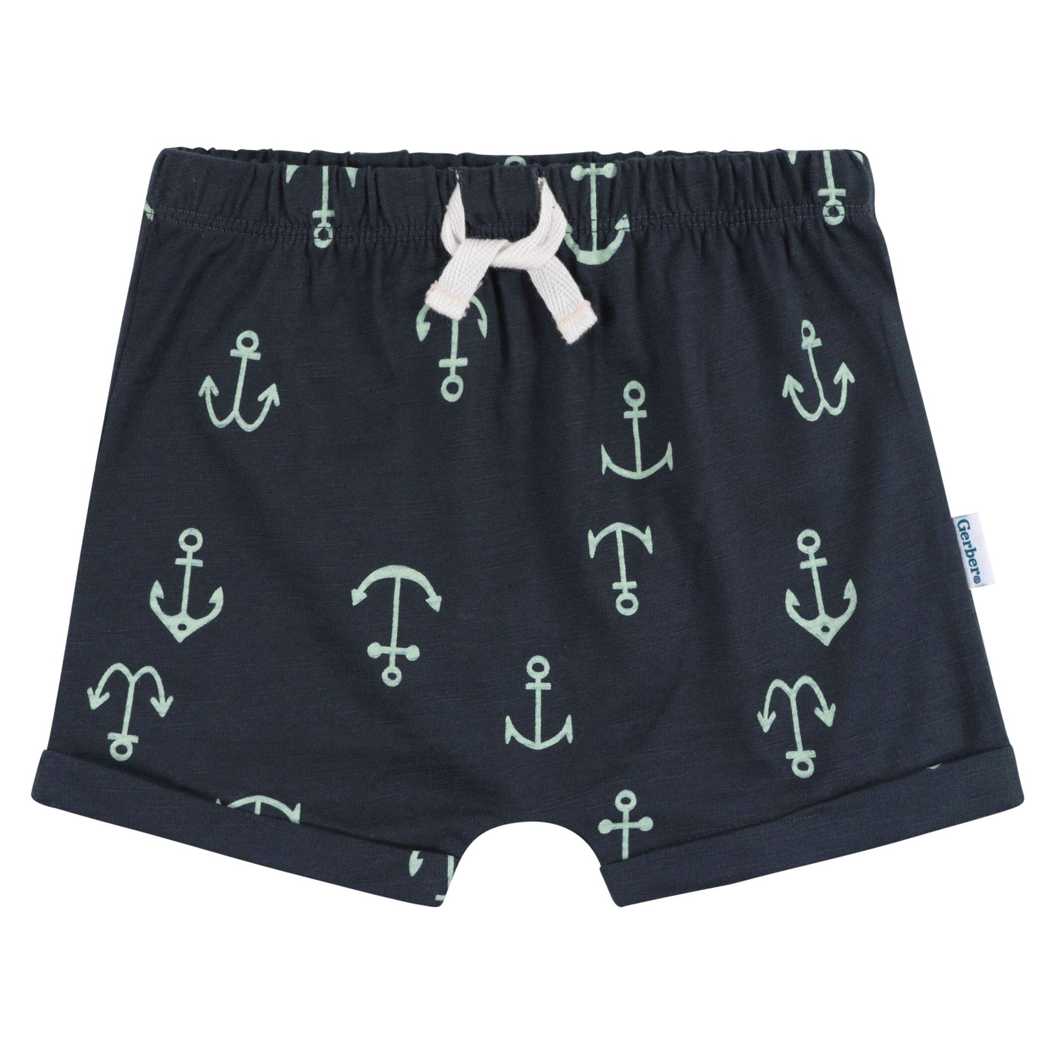 2-Piece Baby and Toddler Boys Anchor T-Shirt and Shorts Set - Image 4