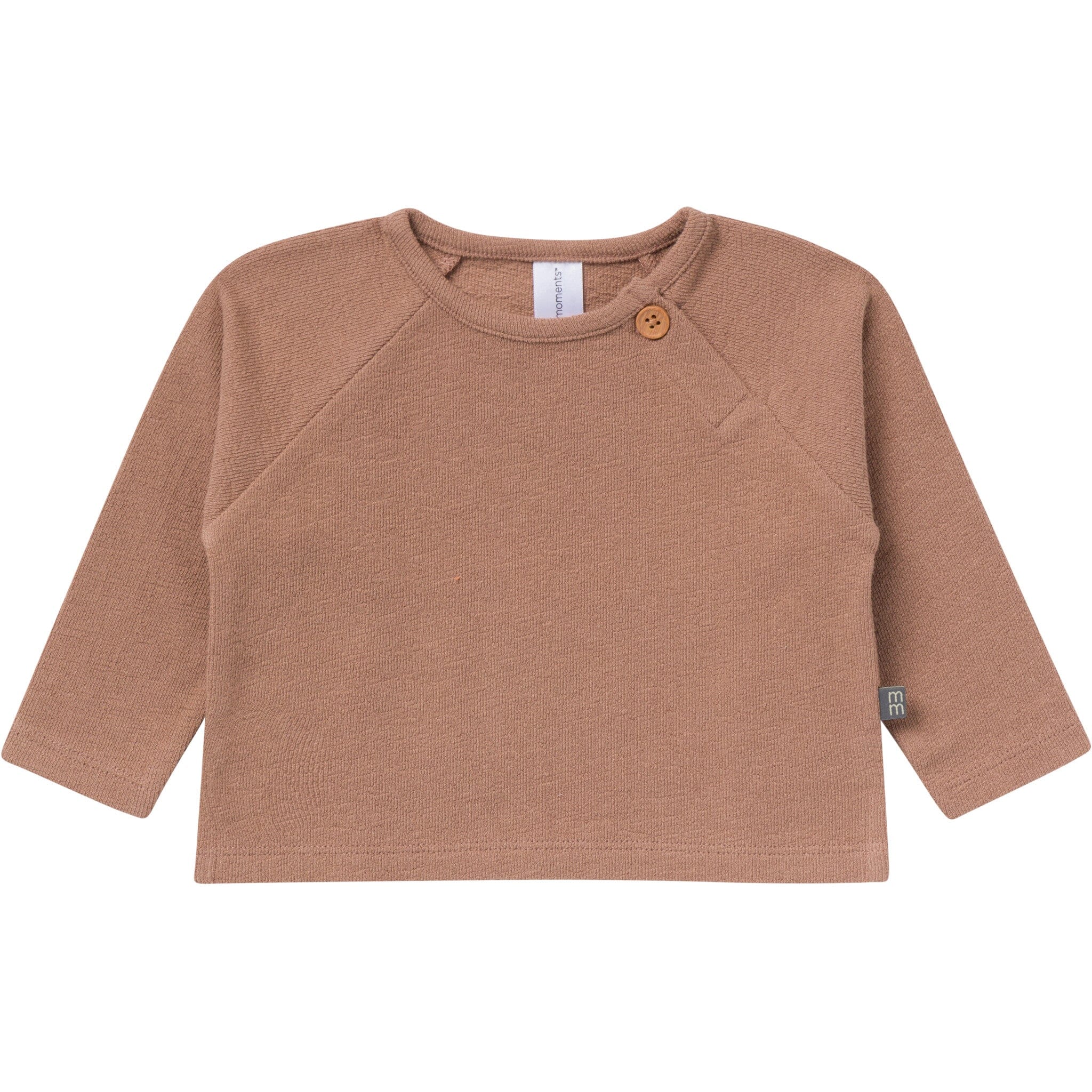 2-Piece Baby Boys Brown Raglan Top and Pant Set - Image 4
