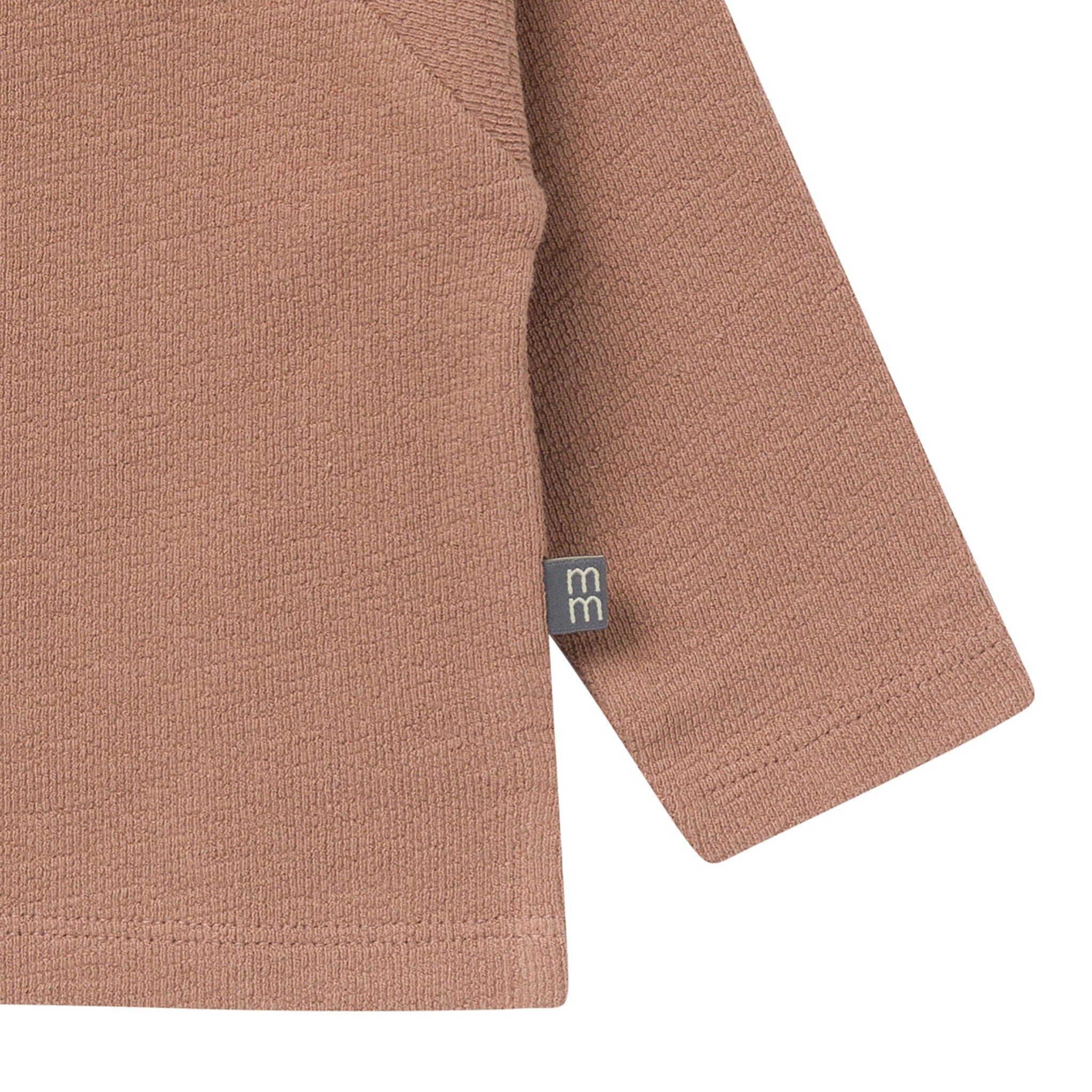 2-Piece Baby Boys Brown Raglan Top and Pant Set - Image 6