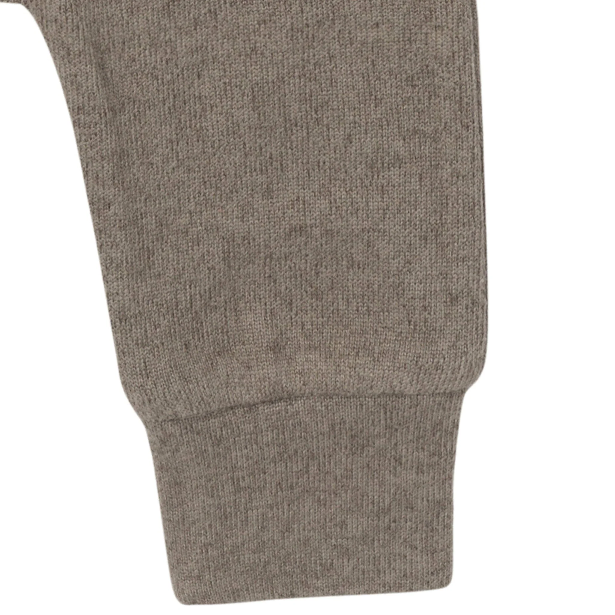 2-Piece Baby Boys Brown Heather Hooded Brushed Hacci Set - Image 6