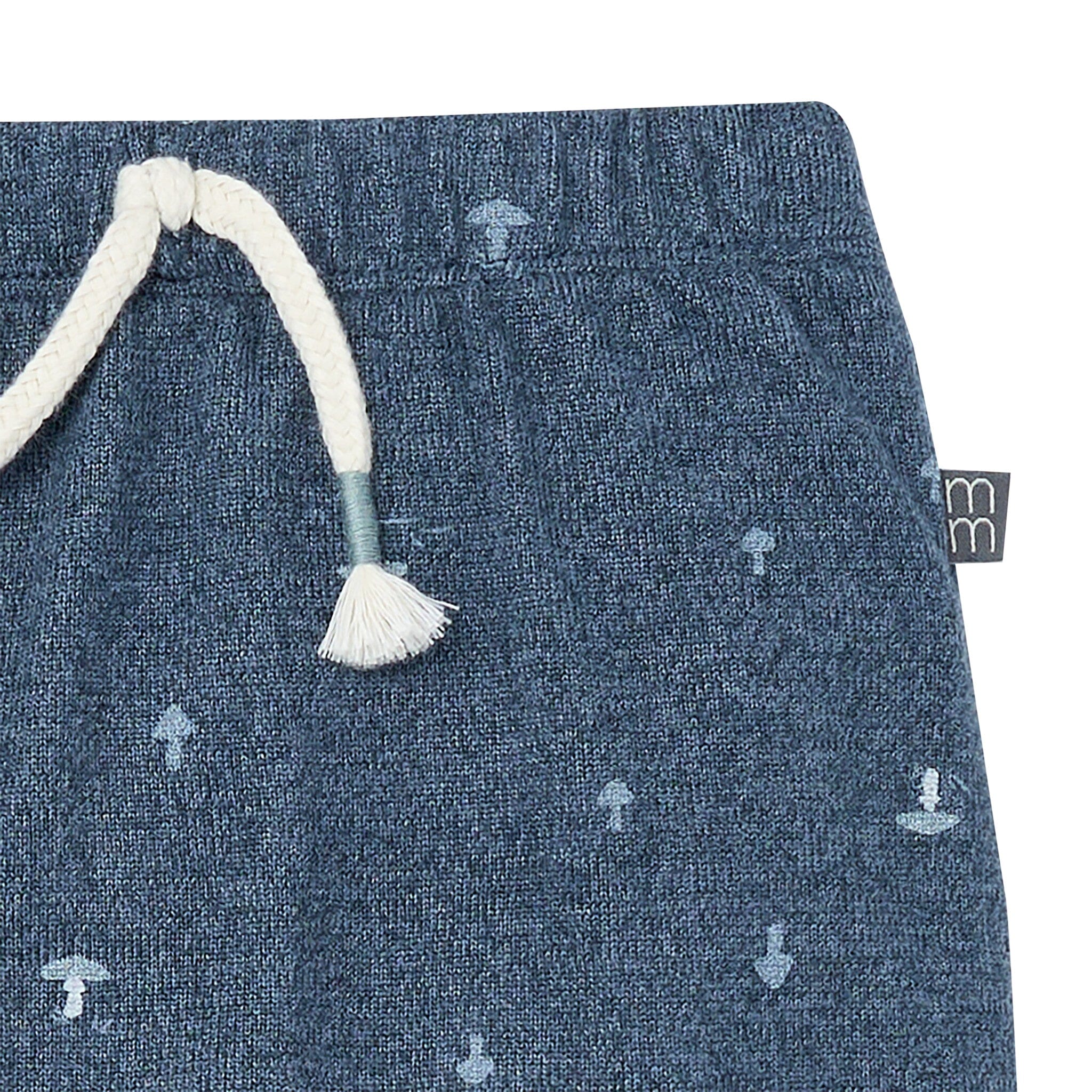 2-Piece Baby Boys Navy Mushroom Hacci Top and Pants Set - Image 8