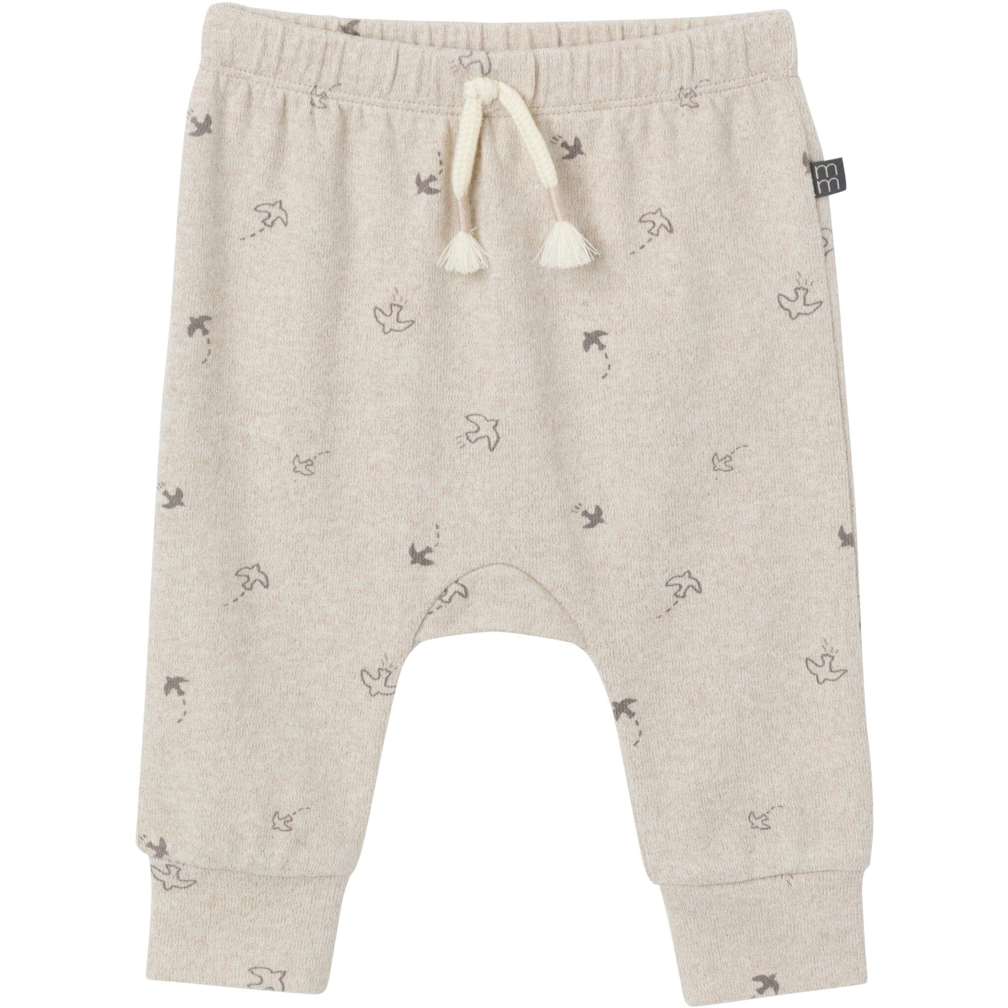 2-Piece Baby Boys Oatmeal Heather Hooded Brushed Hacci Set - Image 5