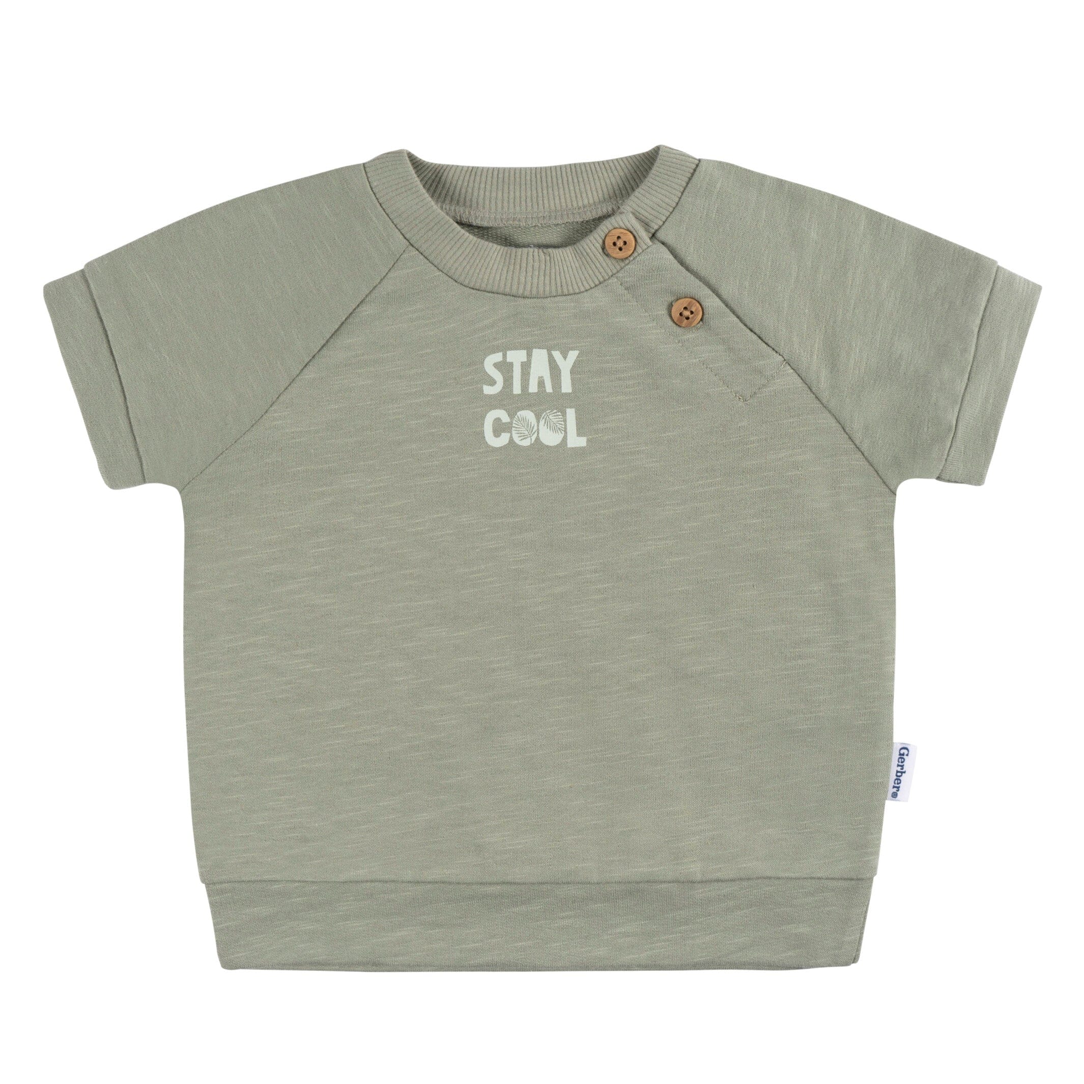 2-Piece Baby Boys Palms T-Shirt and Shorts Set - Image 4