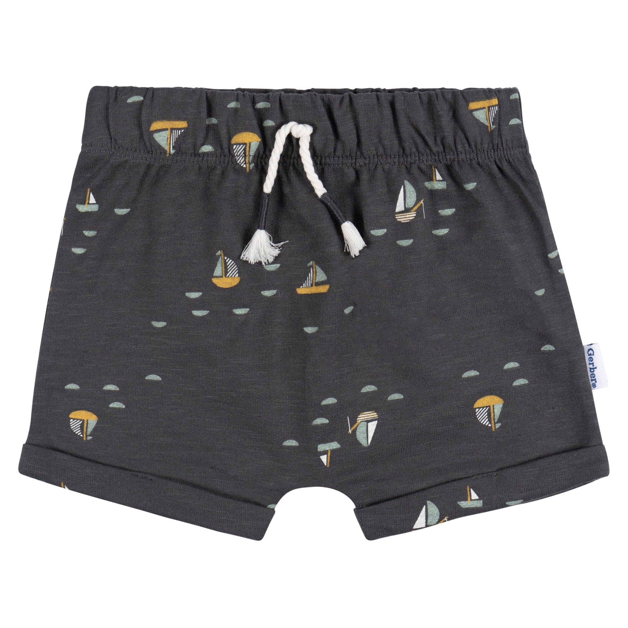 2-Piece Baby Boys Sailboats T-Shirt and Shorts Set - Image 5