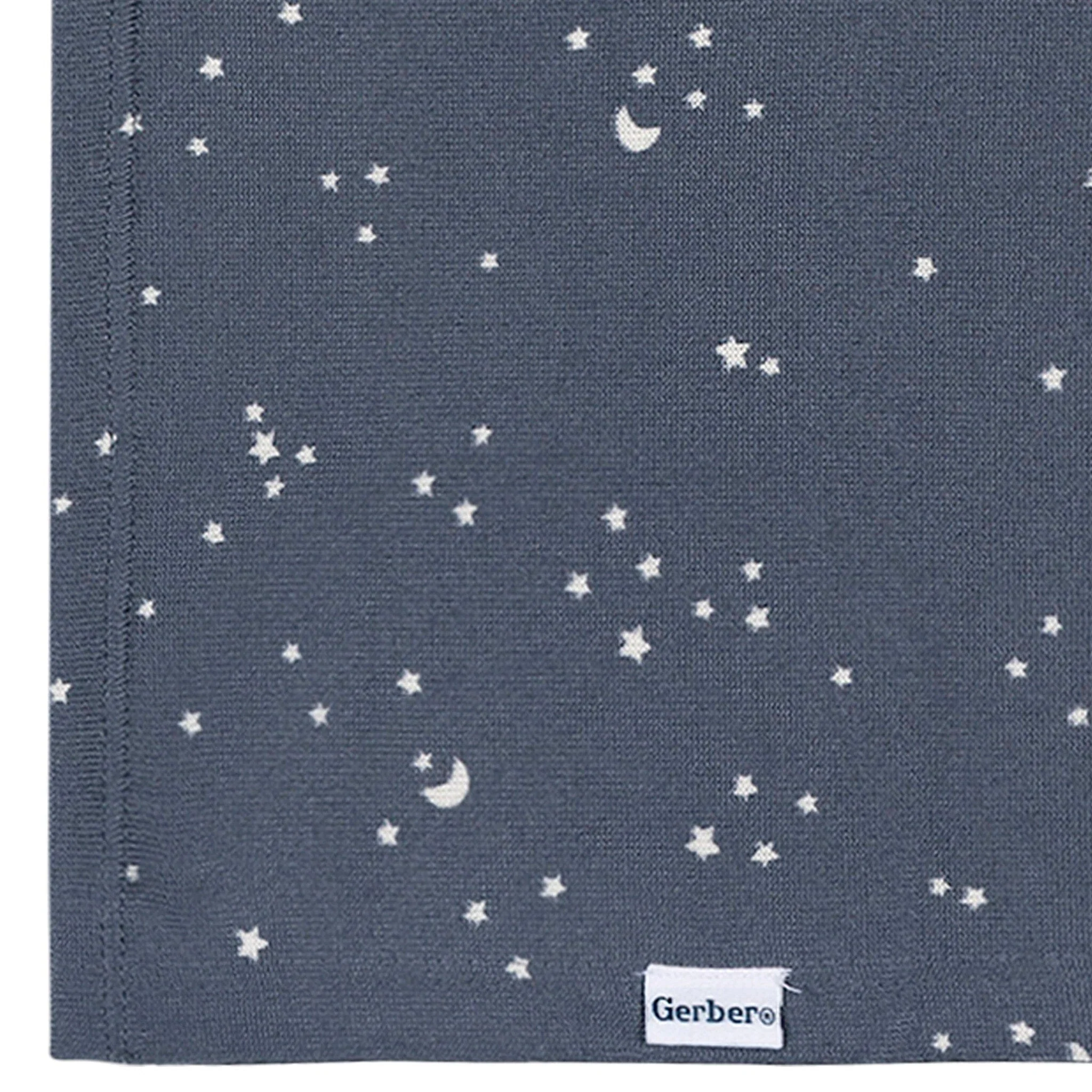 2-Piece Baby Boys Stars & Moon Swaddle and Cap Set - Image 4