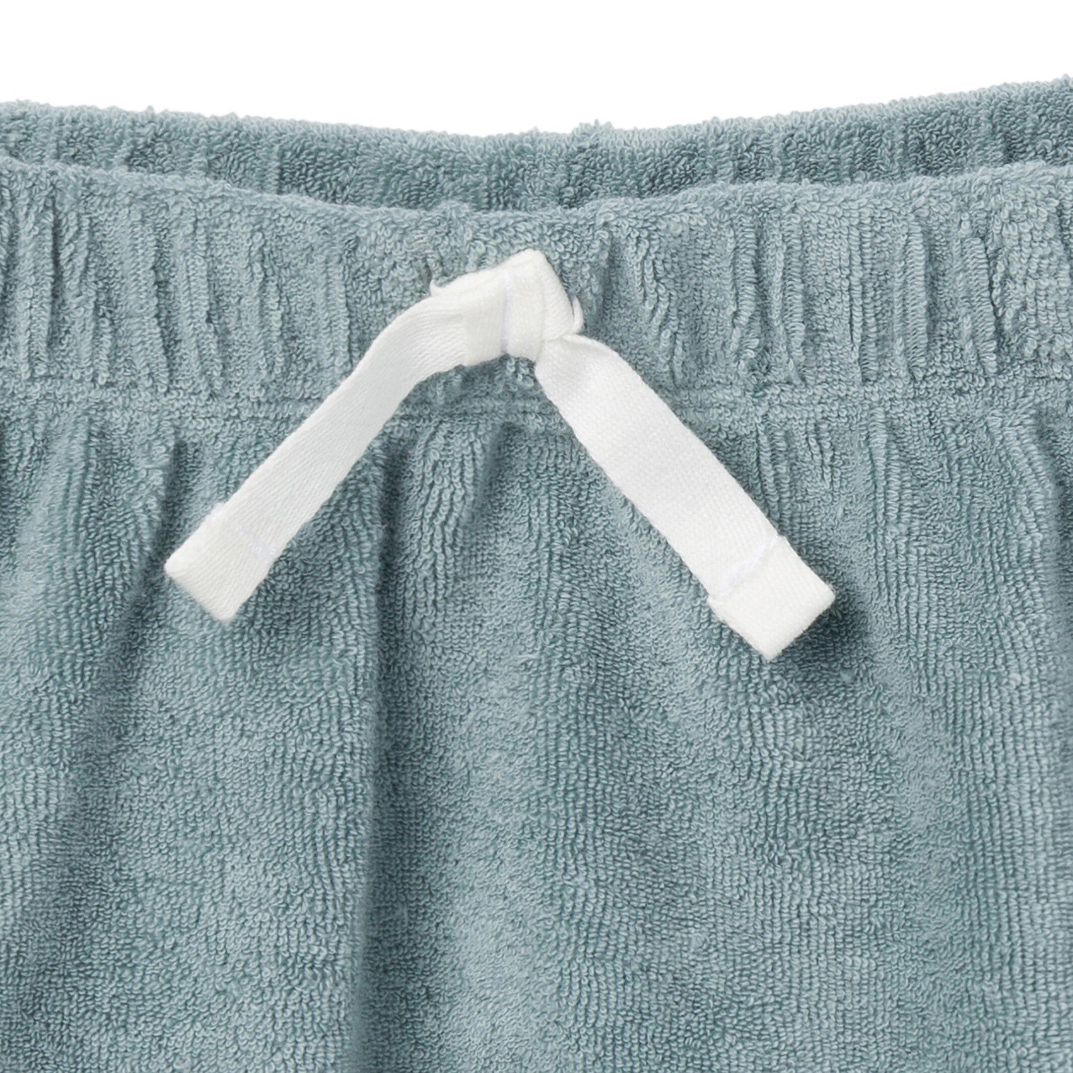 2-Piece Baby Boys Teal Shirt and Shorts Set - Image 5
