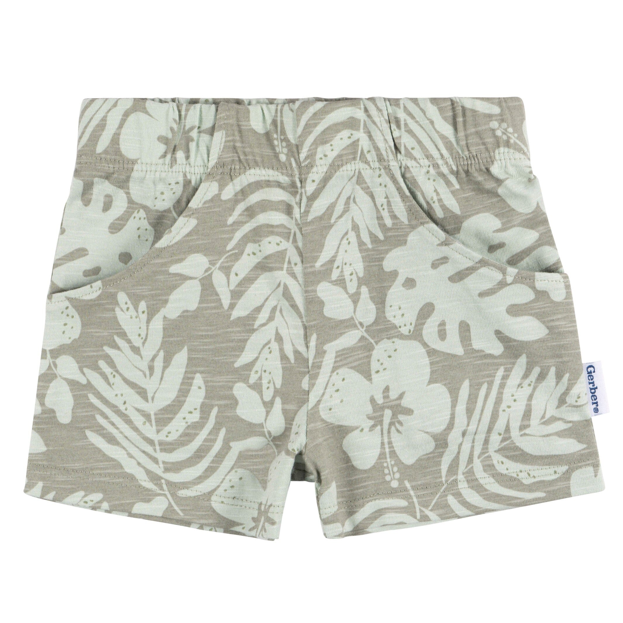 2-Piece Baby and Toddler Boys Tropical Leaves T-Shirt and Shorts Set - Image 6