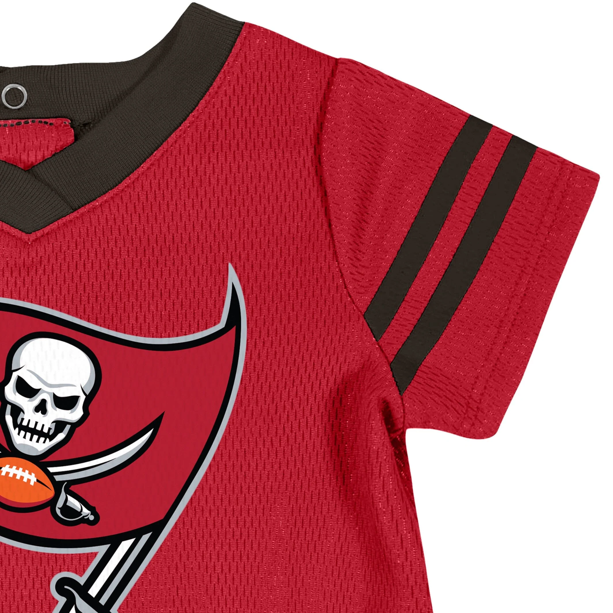 2-Piece Baby Girls Tampa Bay Buccaneers Dress & Diaper Cover Set - Image 8