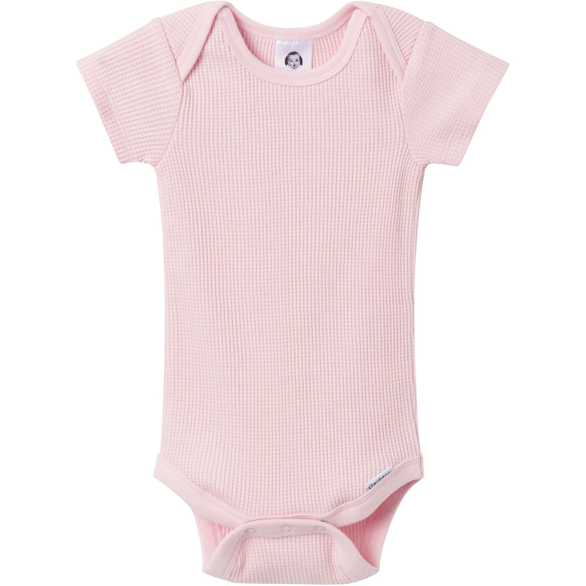 2-Piece Baby Girls Chalk Pink Onesies® Bodysuit and Pants Set - Image 4