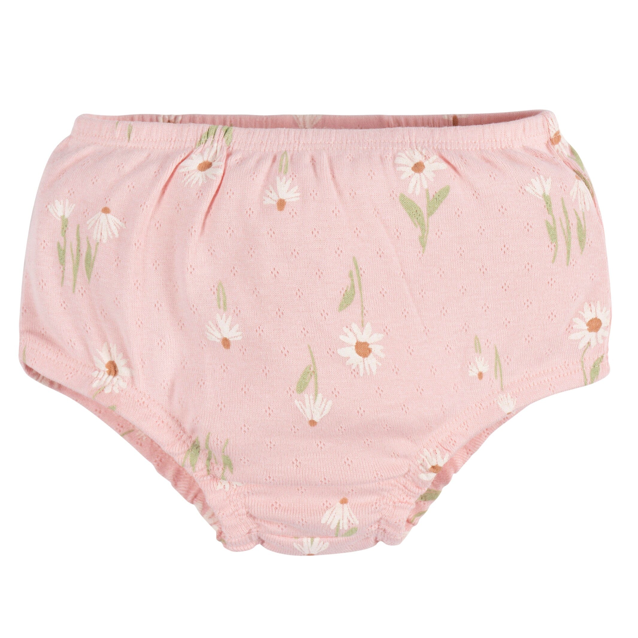 2-Piece Baby Girls Daisies Dress & Diaper Cover Set - Image 7