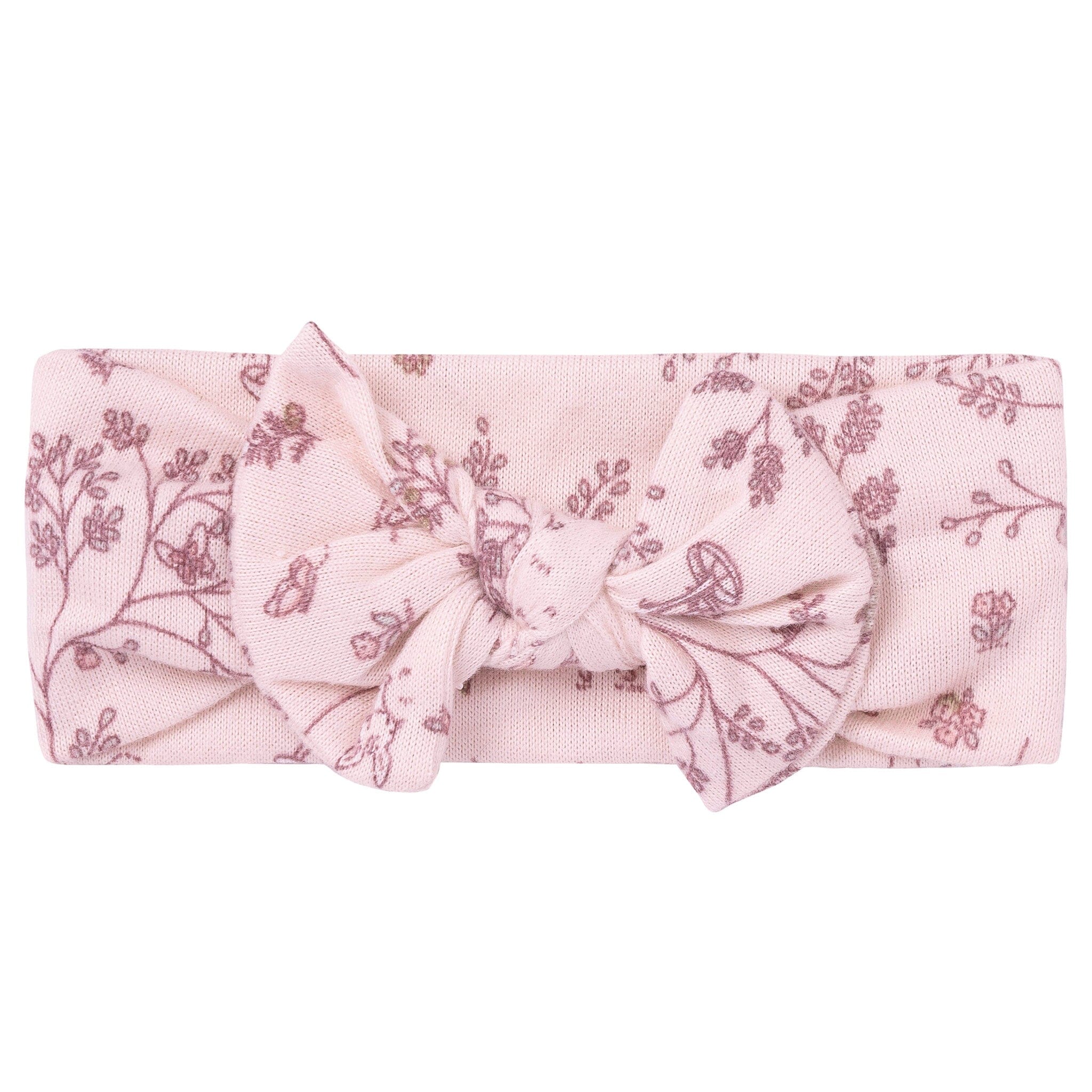 2-Piece Baby Girls Deer Swaddle and Headband Set - Image 2