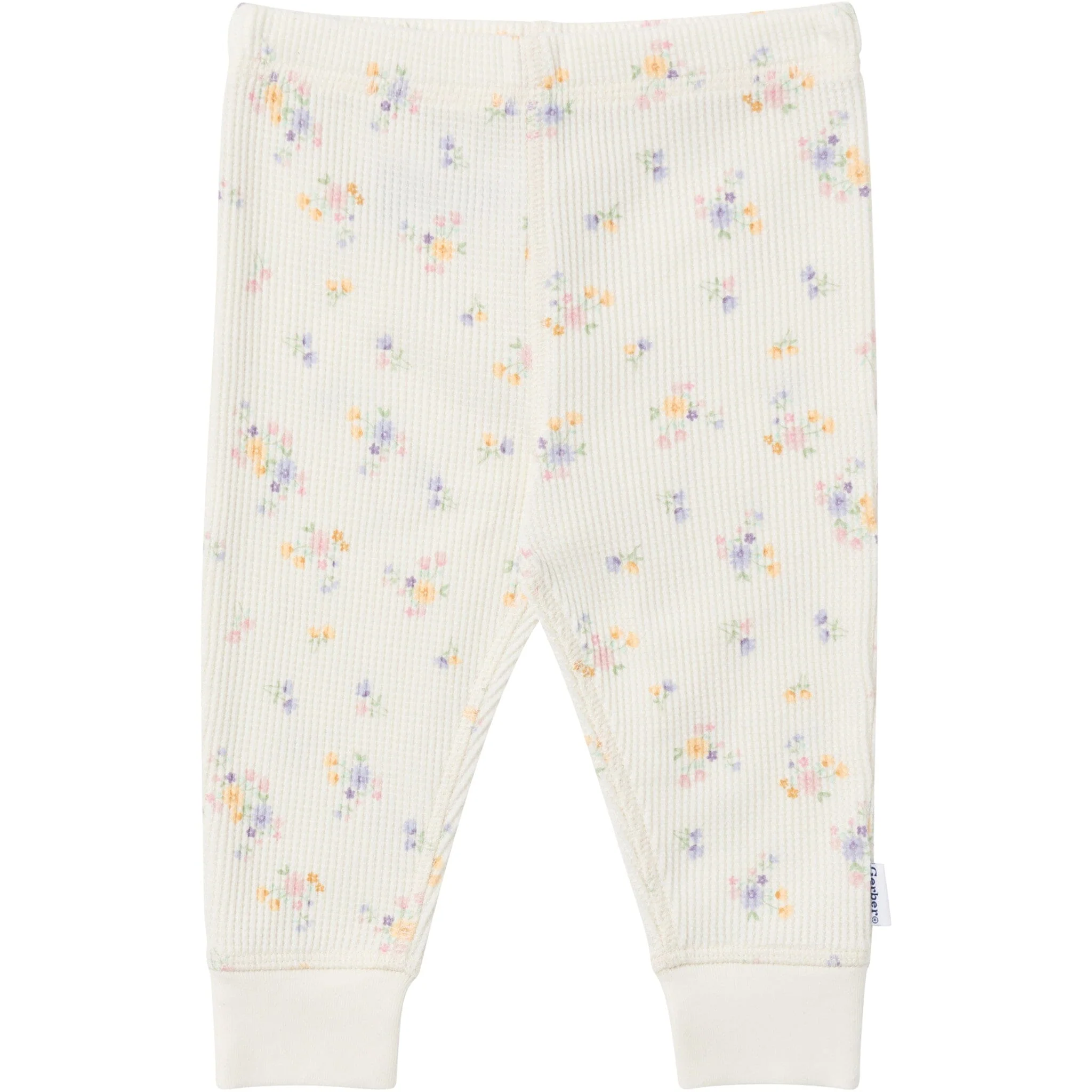 2-Piece Baby Girls Ditsy Floral Onesies® Bodysuit and Pants Set - Image 3