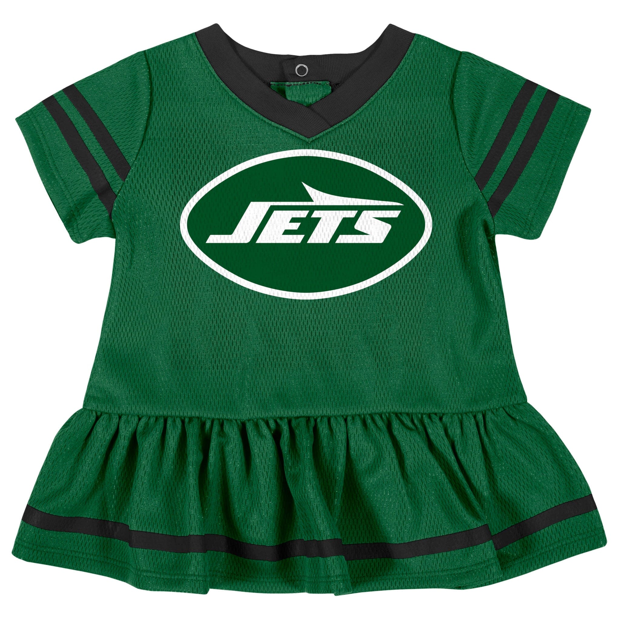 2-Piece Baby Girls New York Jets Dress & Diaper Cover Set - Image 2