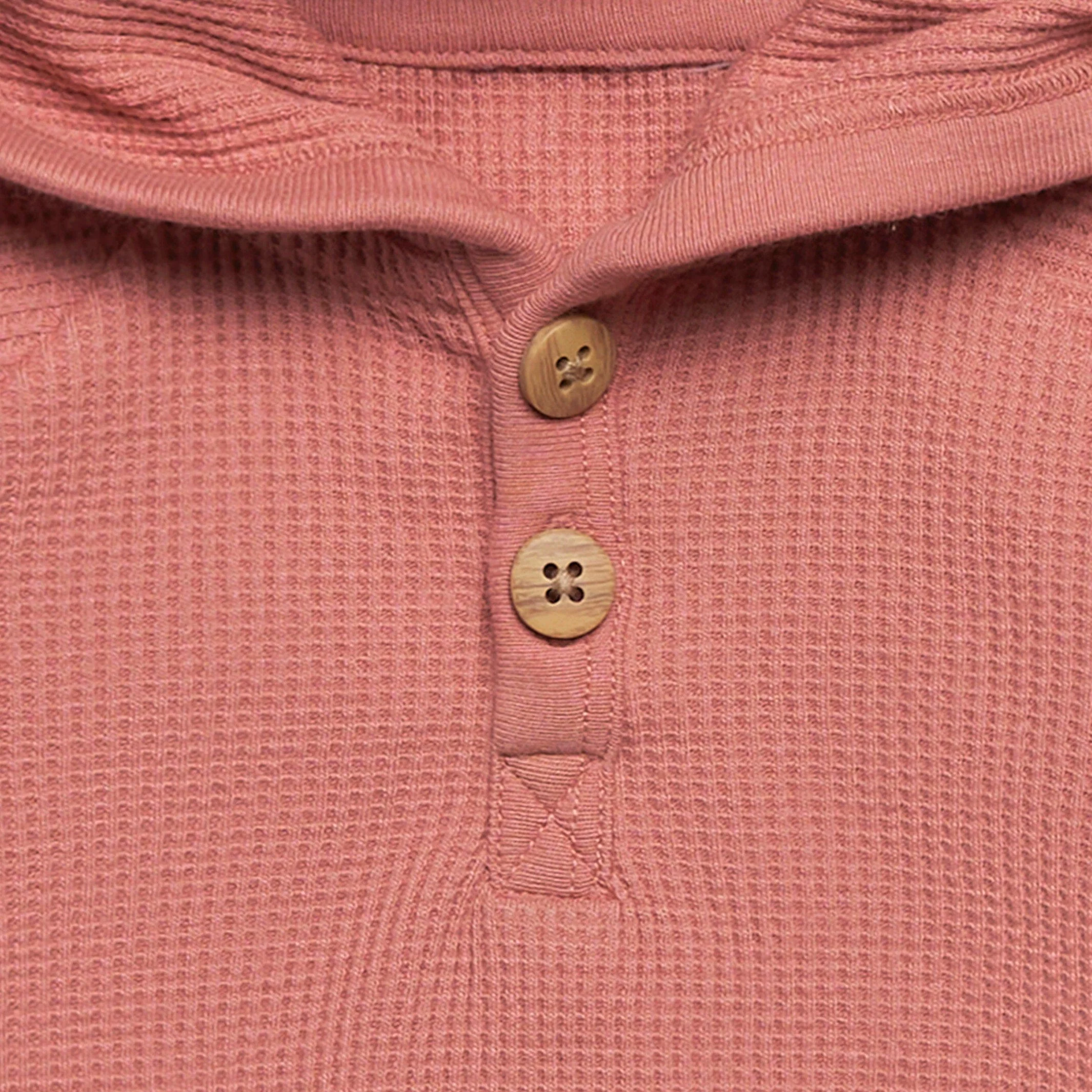2-Piece Baby Girls Medium Rose Hoodie and Pant Set - Image 3