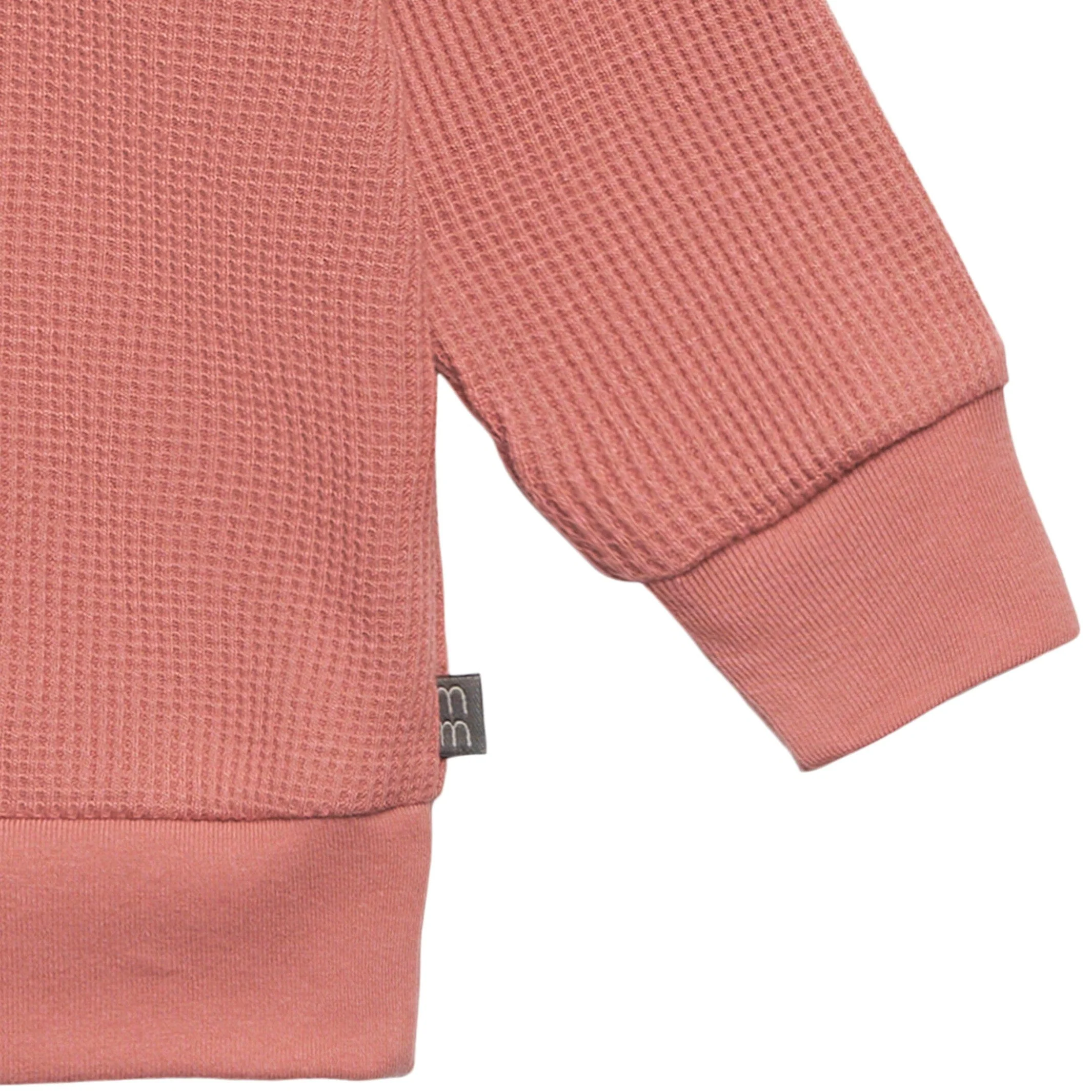 2-Piece Baby Girls Medium Rose Hoodie and Pant Set - Image 4