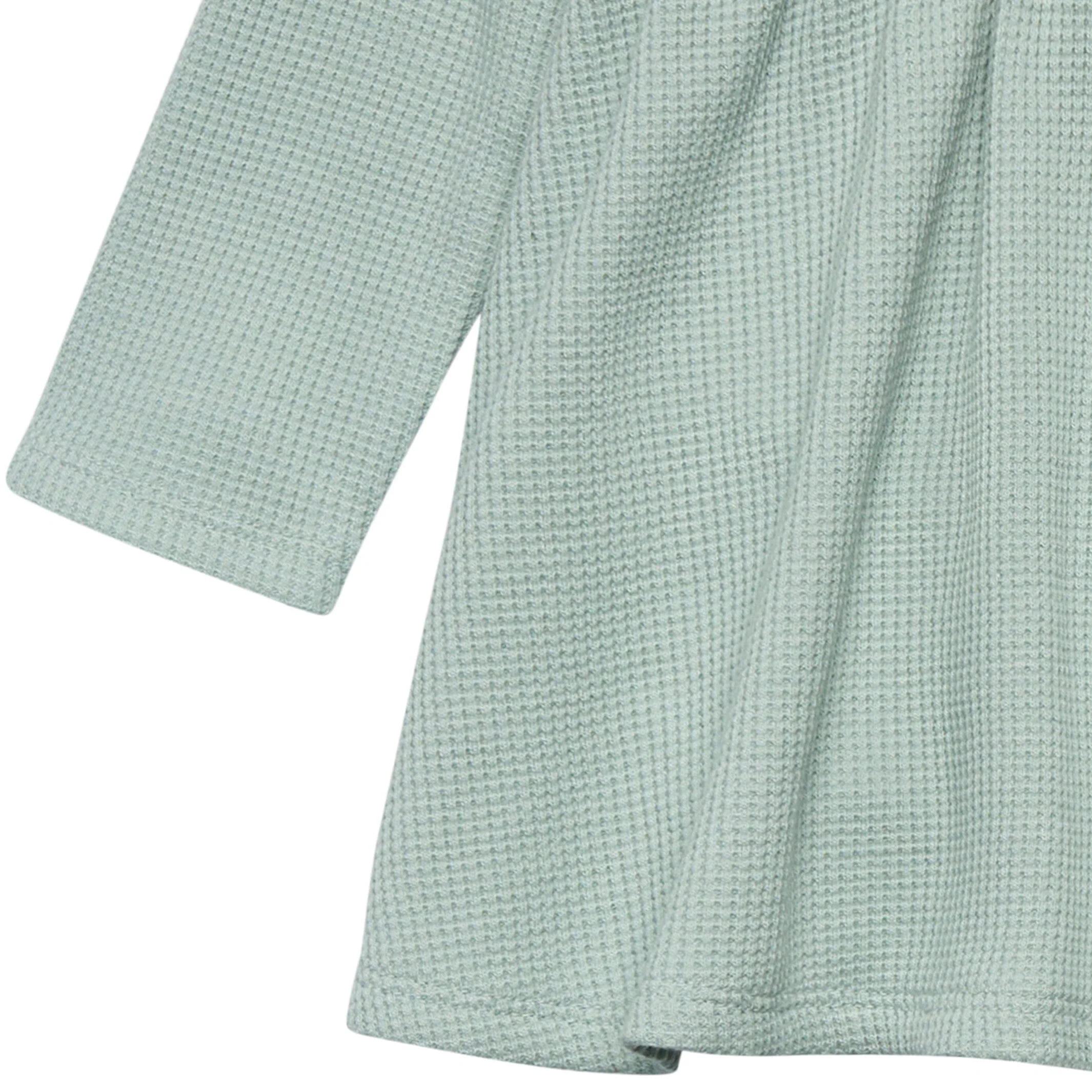 2-Piece Baby Girls Medium Sky Waffle Dress Set - Image 4