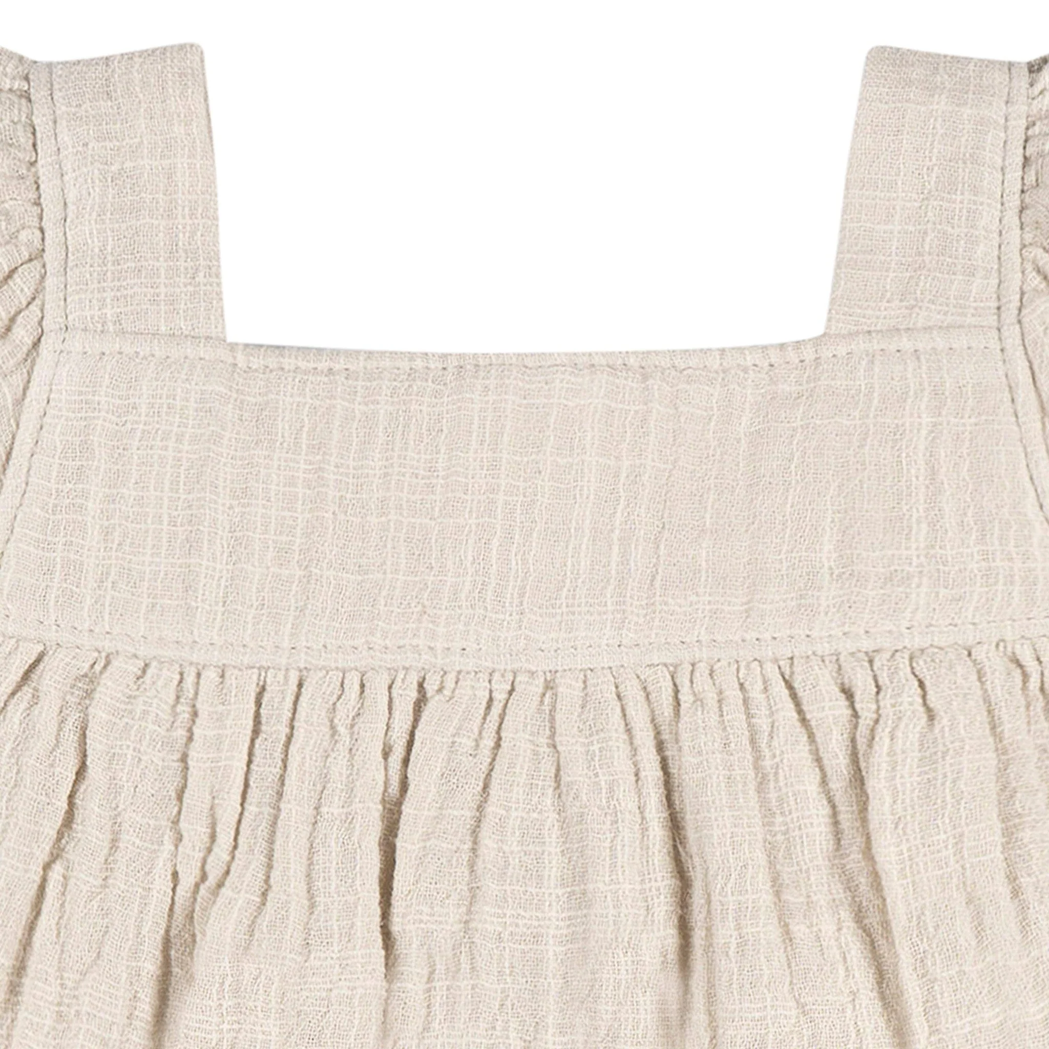 2-Piece Baby Girls Warm Grey Dress and Diaper Cover - Image 3