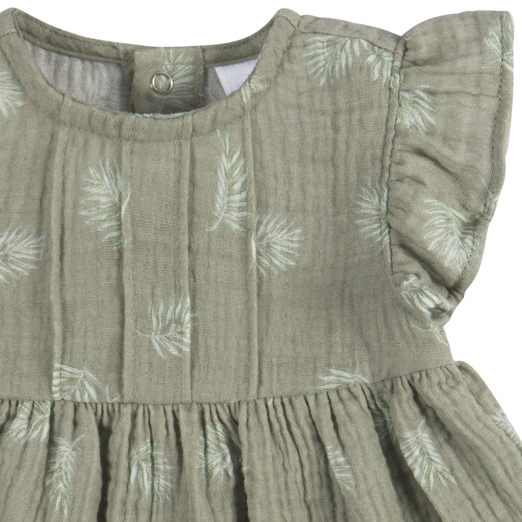 2-Piece Baby Girls Palms Tunic and Diaper Cover Set - Image 5