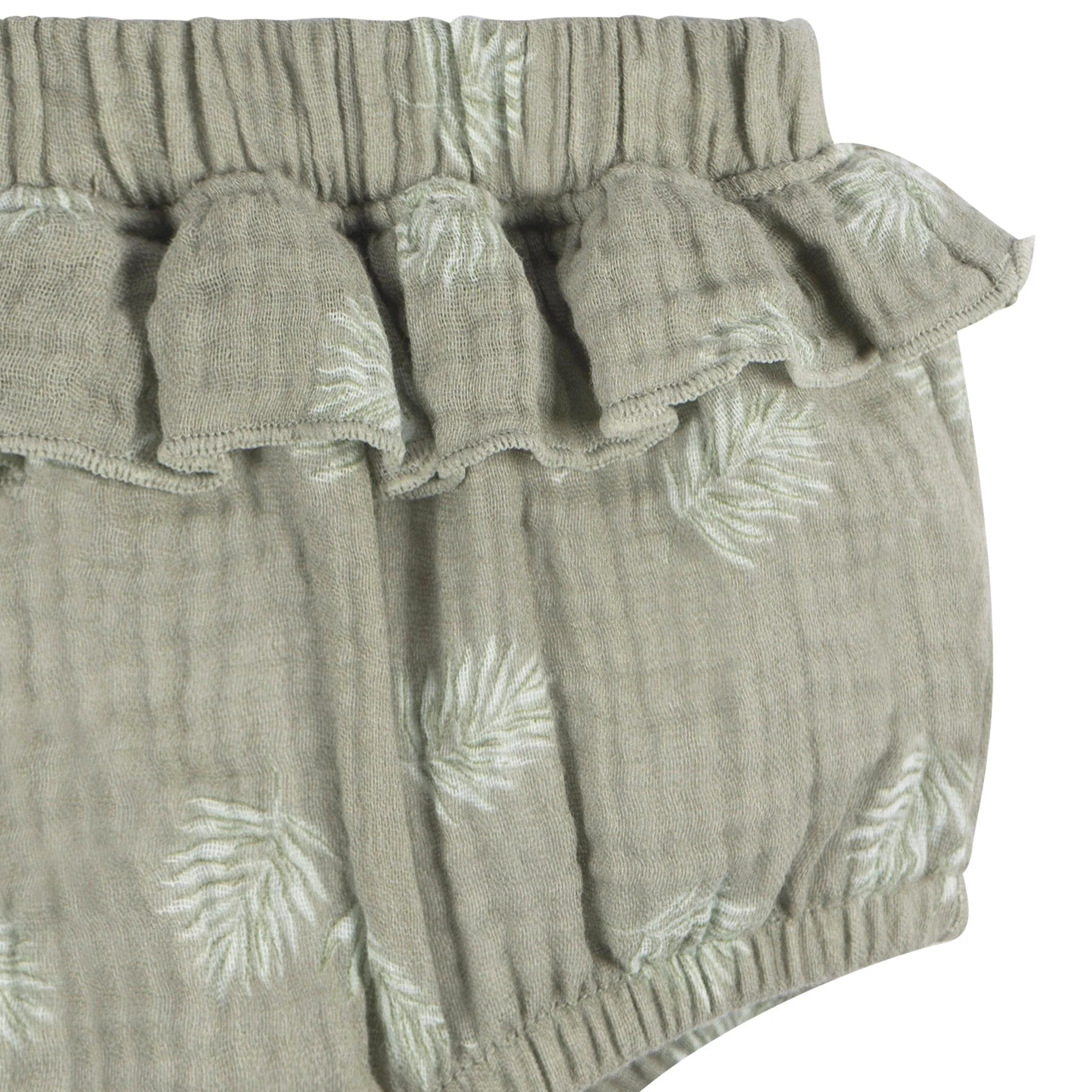 2-Piece Baby Girls Palms Tunic and Diaper Cover Set - Image 8