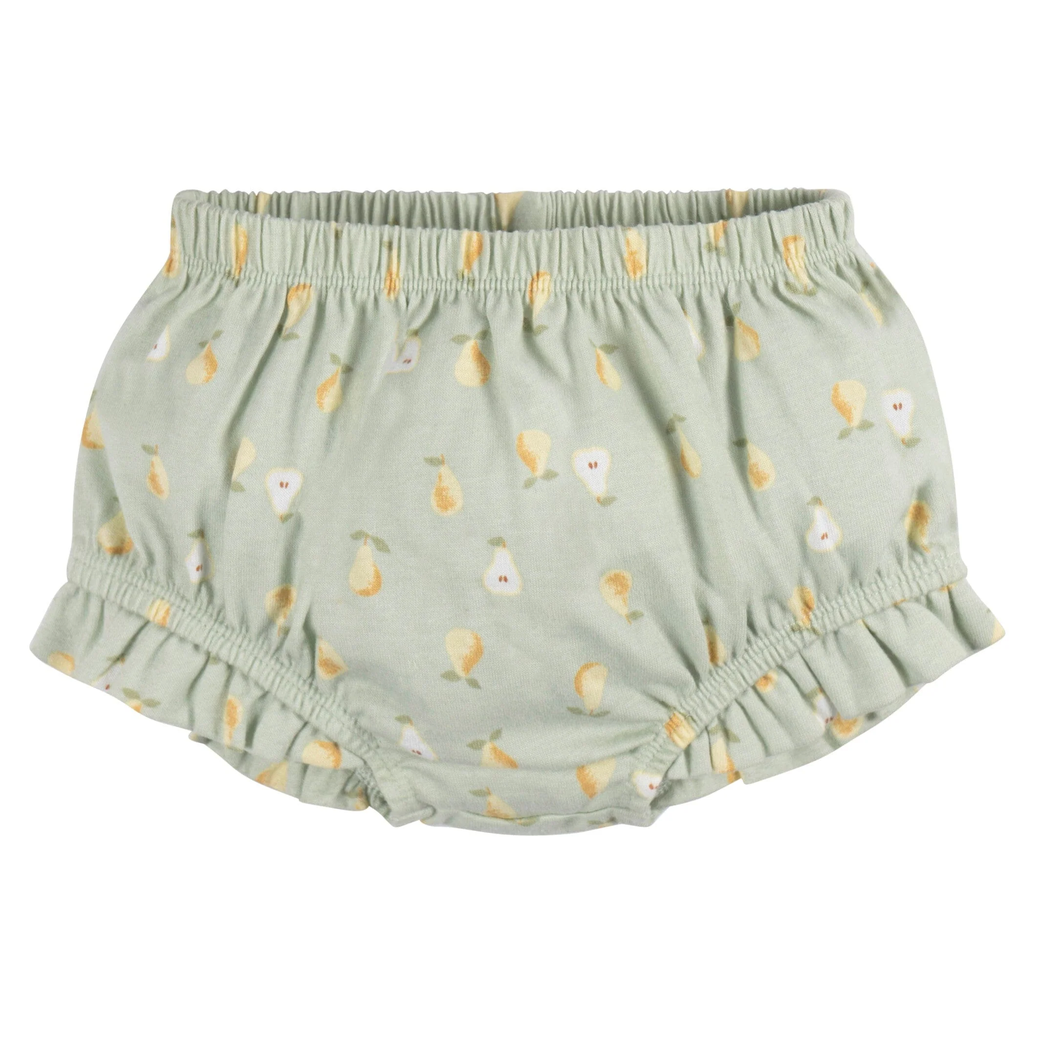 2-Piece Baby Girls Pears Tank Top and Diaper Cover Set - Image 3