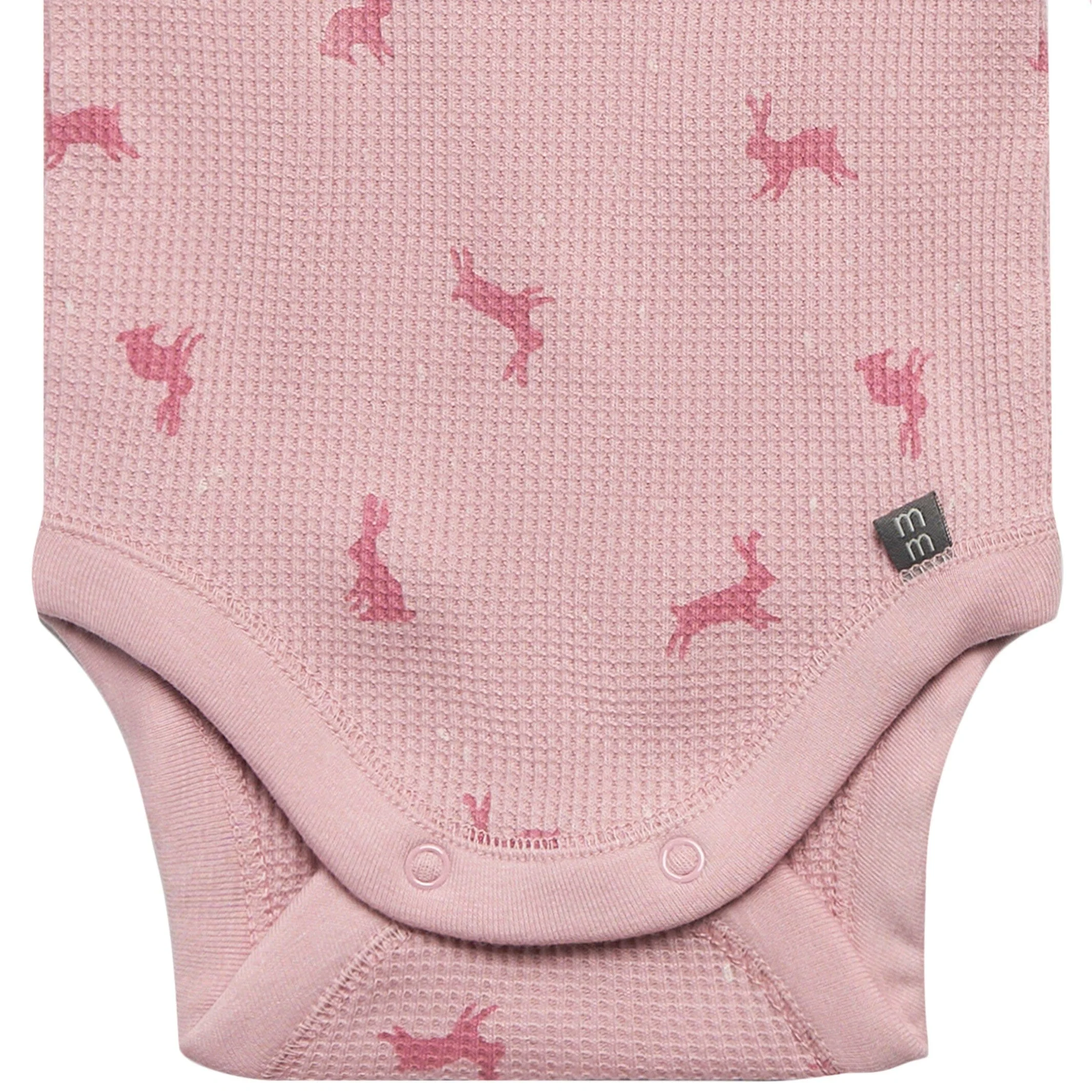 2-Piece Baby Girls Pink Bunnies Bodysuit and Pant Set - Image 4