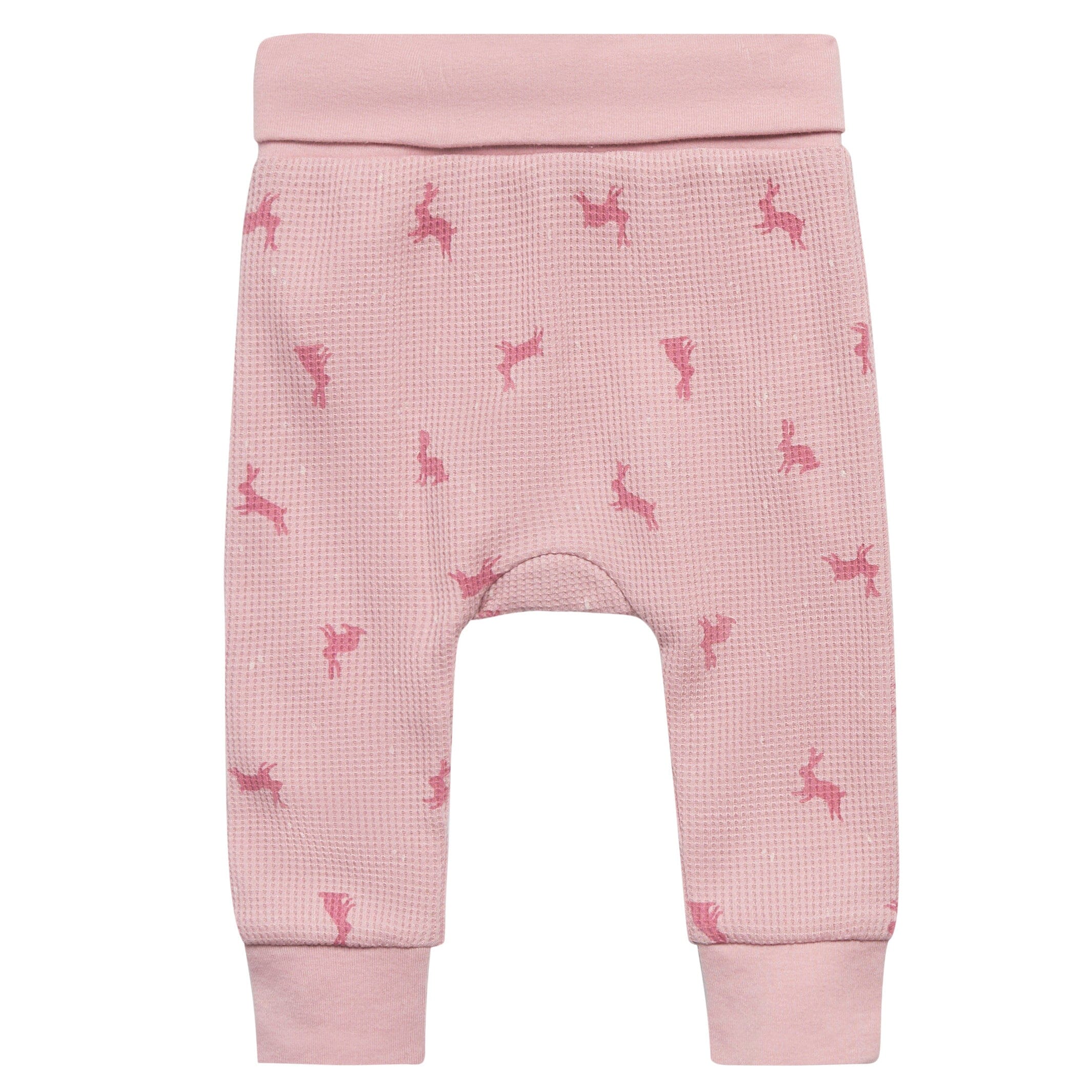 2-Piece Baby Girls Pink Bunnies Bodysuit and Pant Set - Image 5