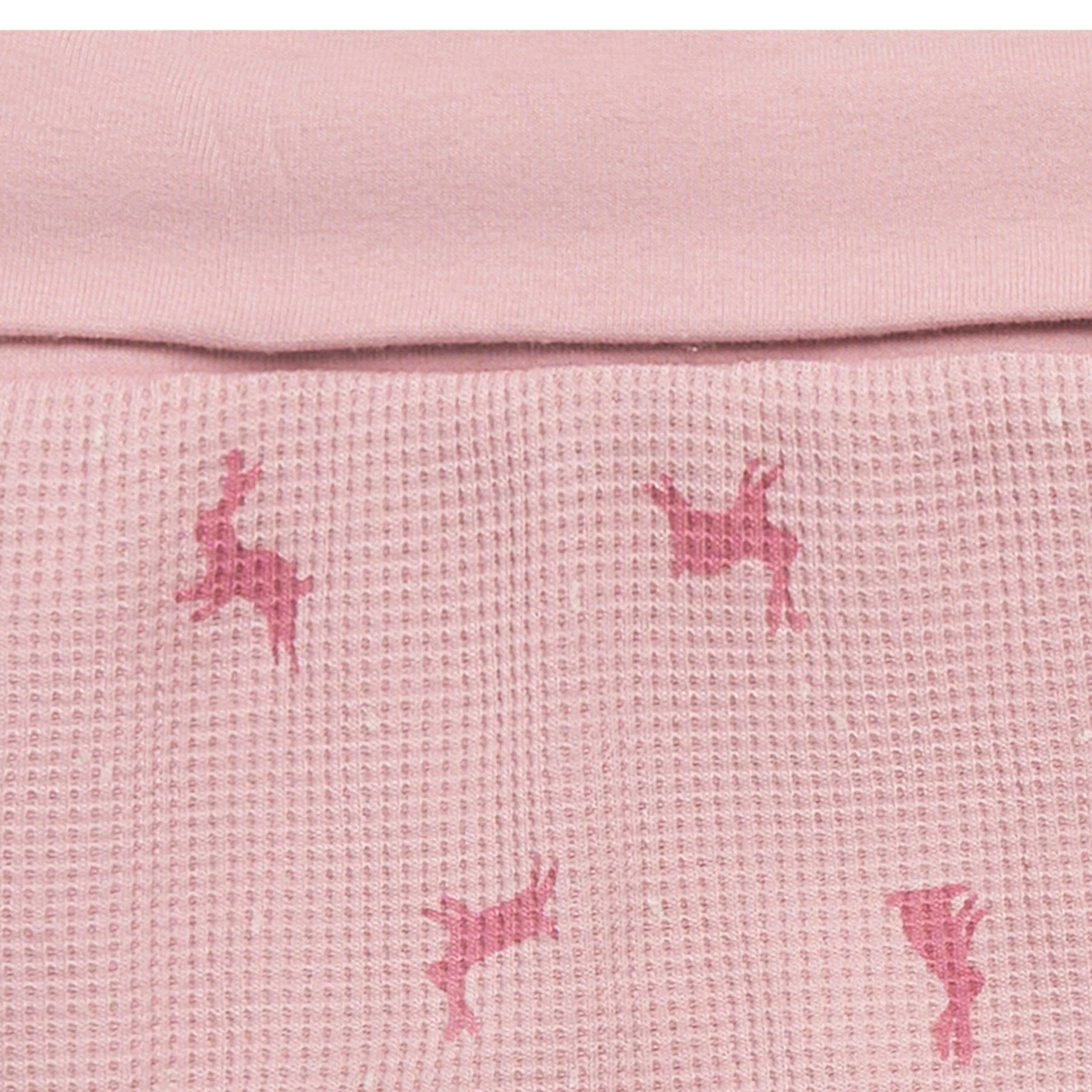 2-Piece Baby Girls Pink Bunnies Bodysuit and Pant Set - Image 6
