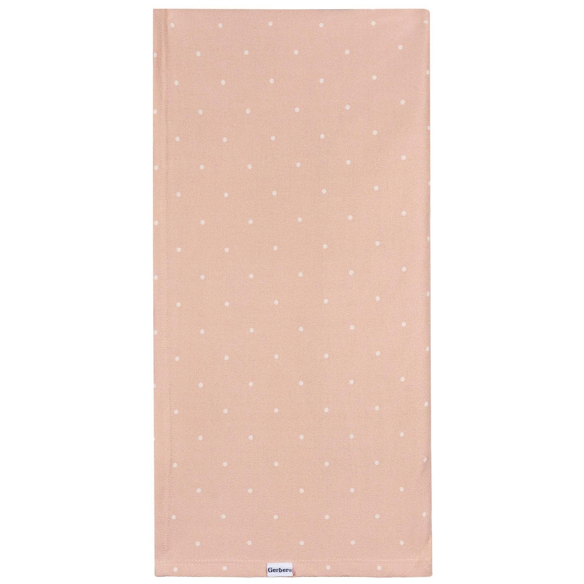 2-Piece Baby Girls Polka Dots Swaddle and Headband Set - Image 4