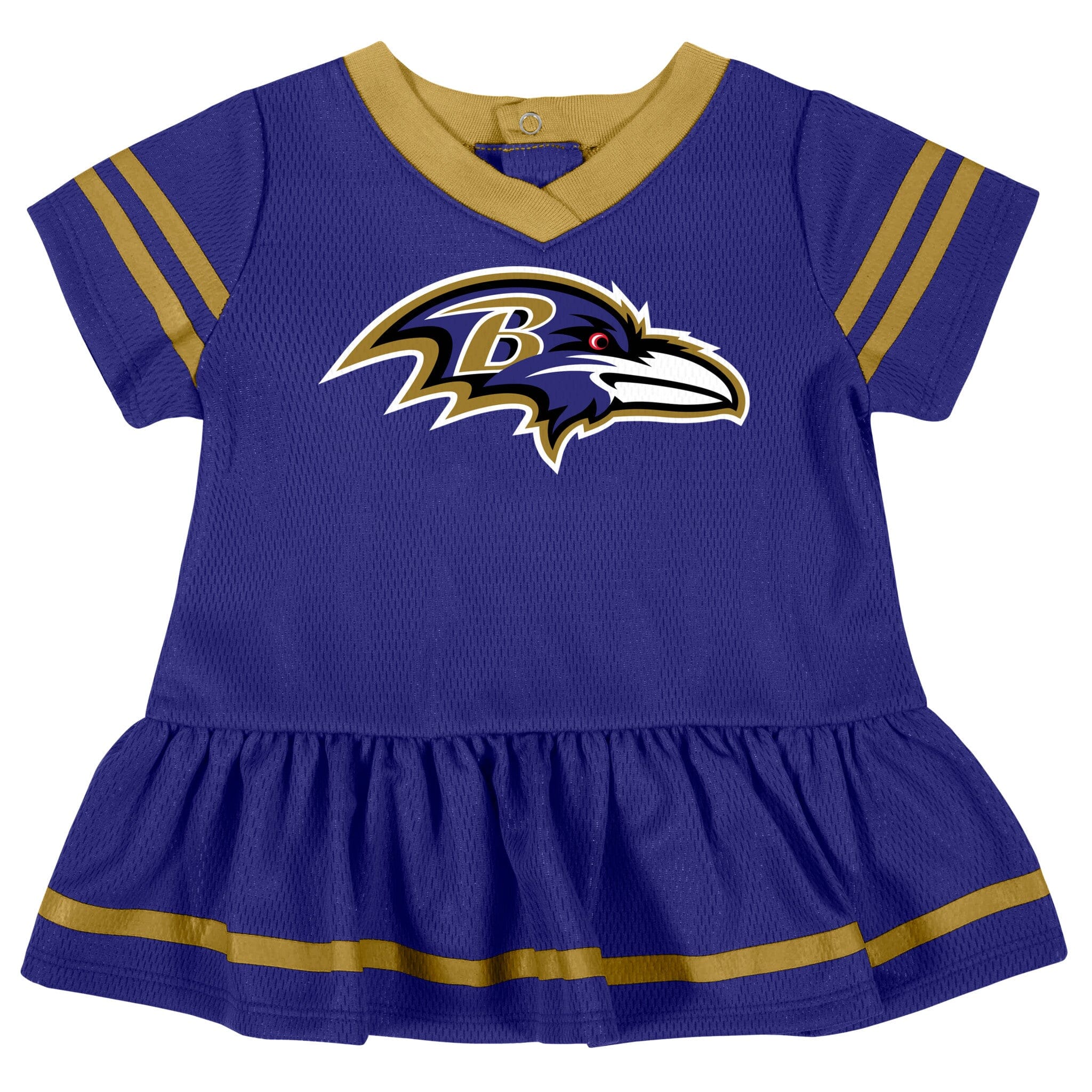 2-Piece Baby Girls Baltimore Ravens Dress & Diaper Cover Set - Image 2