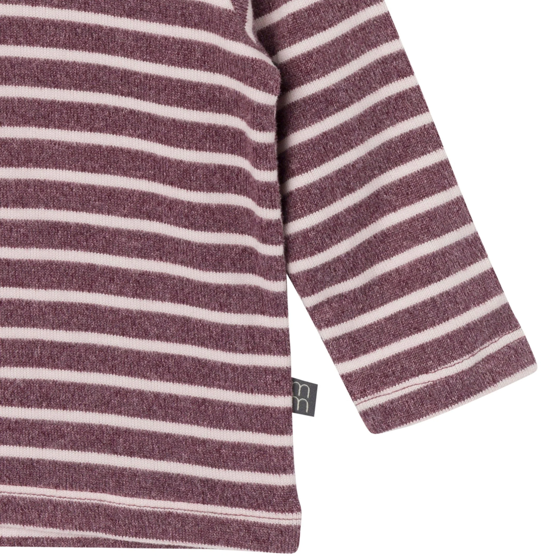 2-Piece Baby Girls Rose Hooded Brushed Hacci Set - Image 3