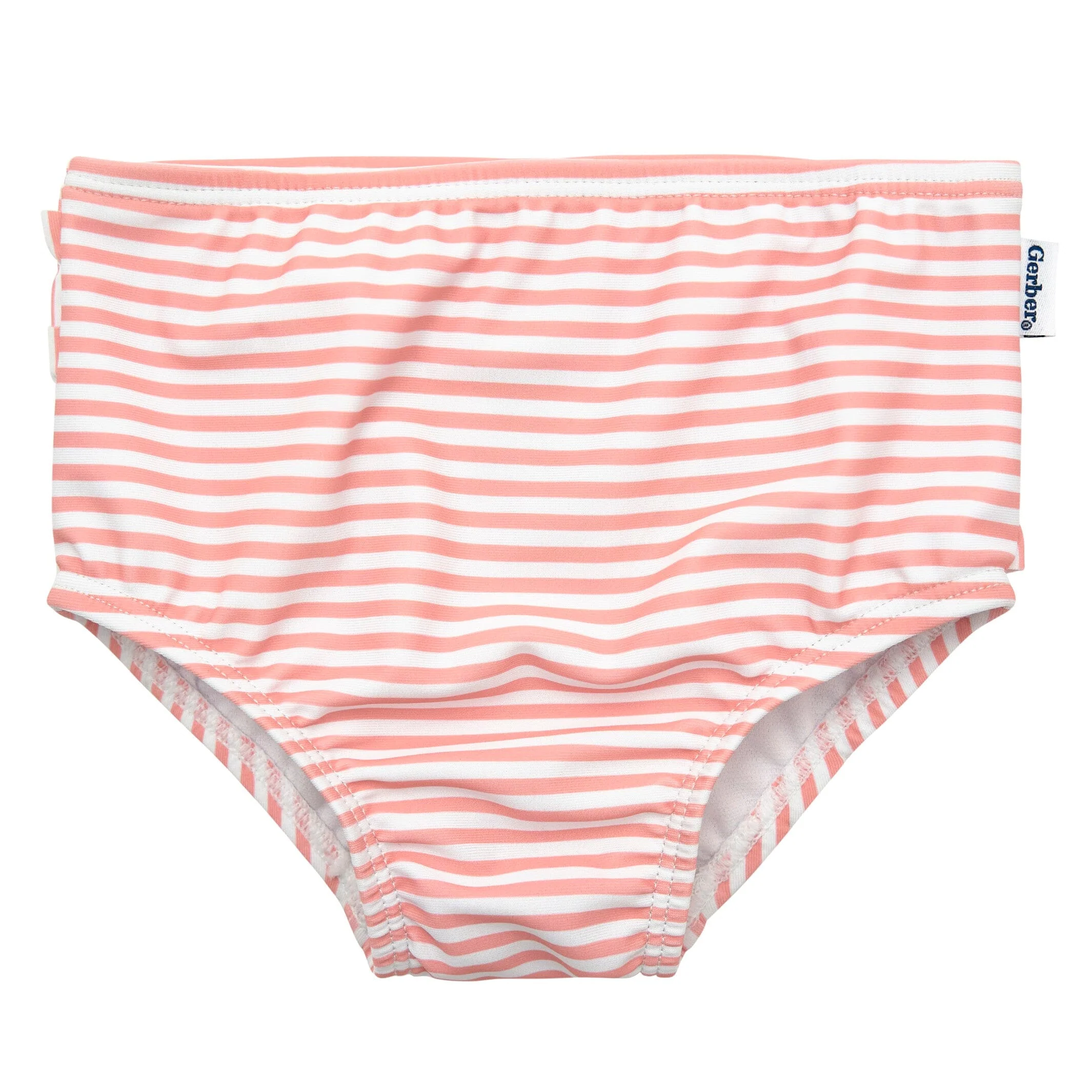 2-Piece Baby Girls UPF 50+ Shells Rash Guard & Swim Bottoms Set - Image 6