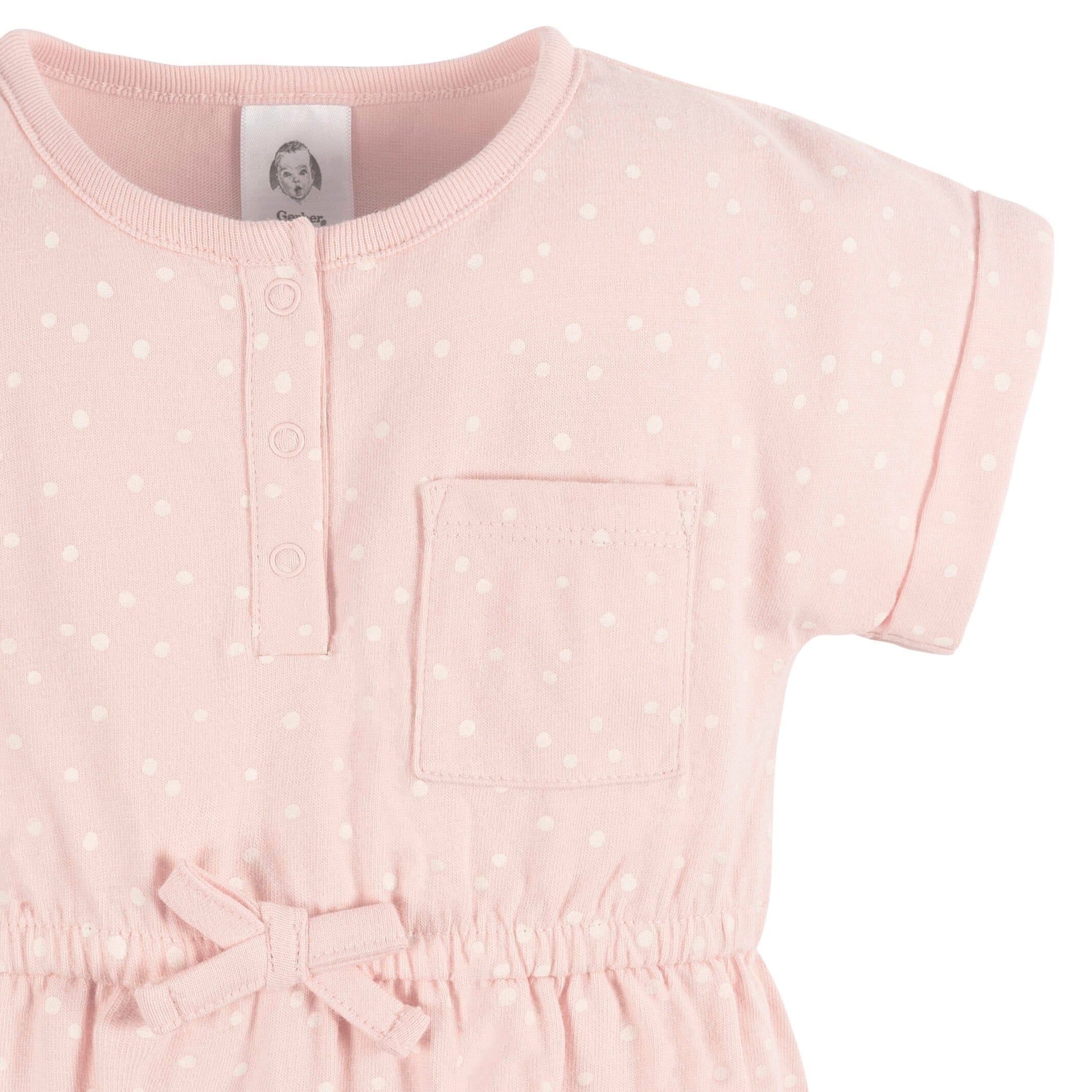 2-Pack Baby Girls Seashells Rompers - Image 5