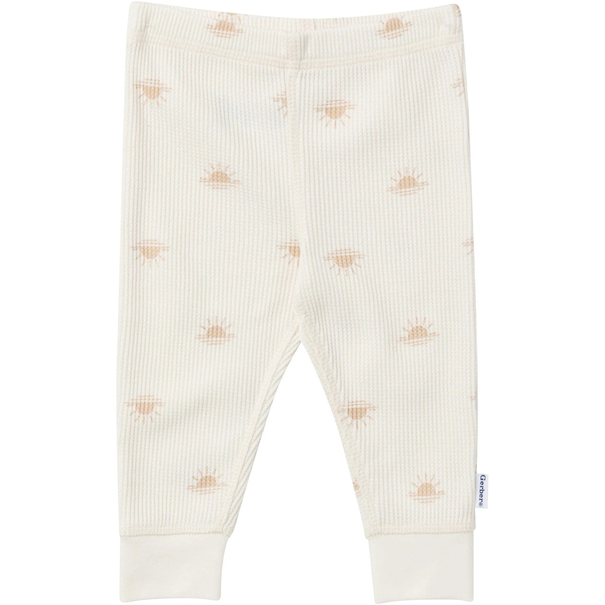 2-Piece Baby Neutral Yellow Sun Onesies® Bodysuit and Pants Set - Image 3