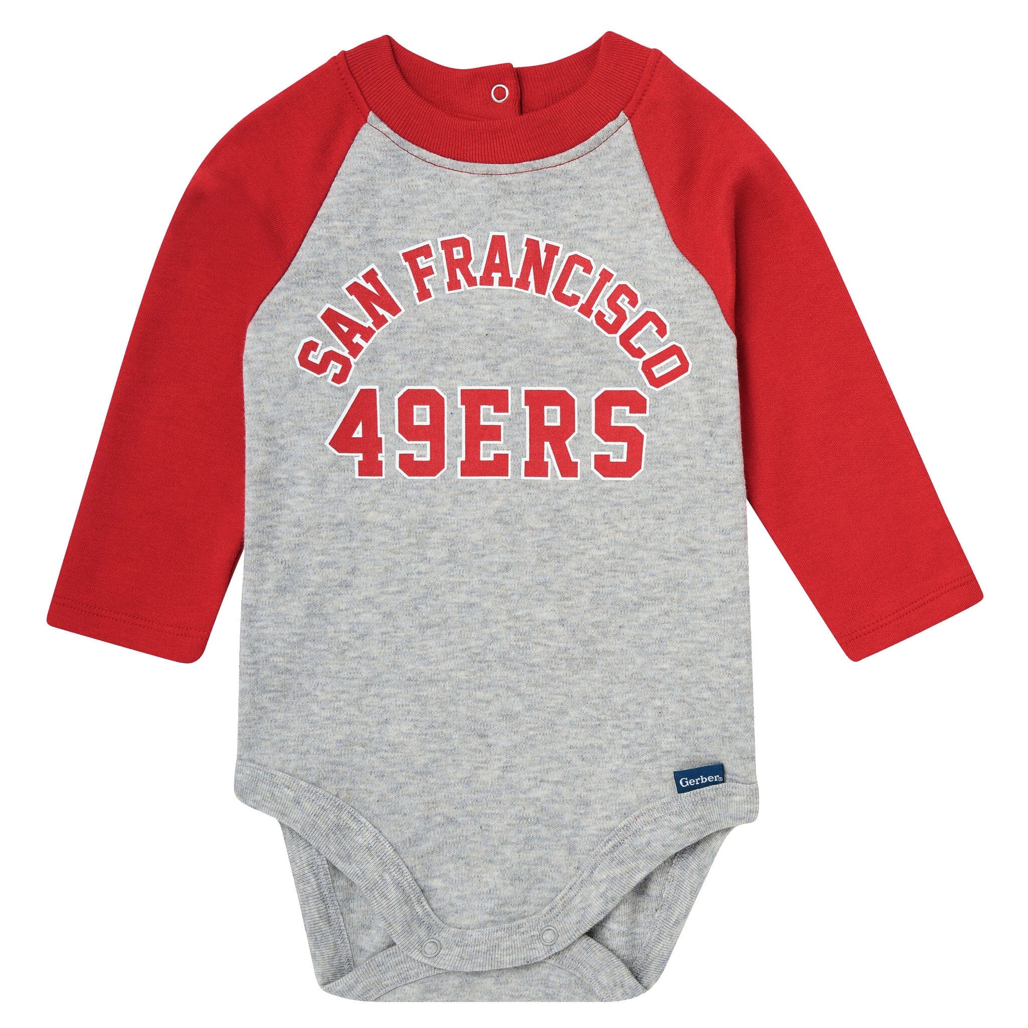 2-Piece Baby San Francisco 49ers Bodysuit and Jogger Set - Image 2