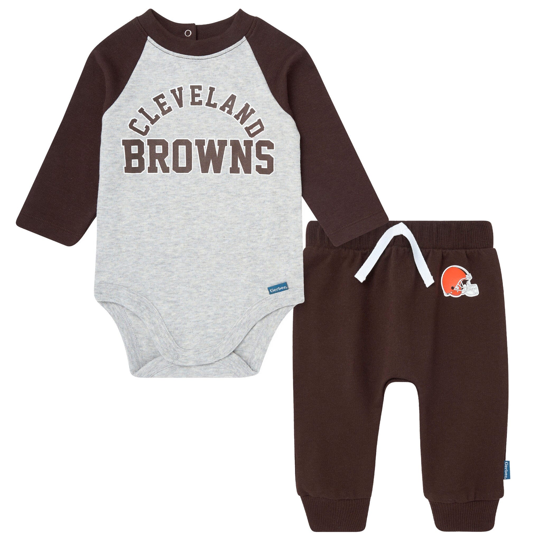 2-Piece Baby Cleveland Browns Bodysuit and Jogger Set