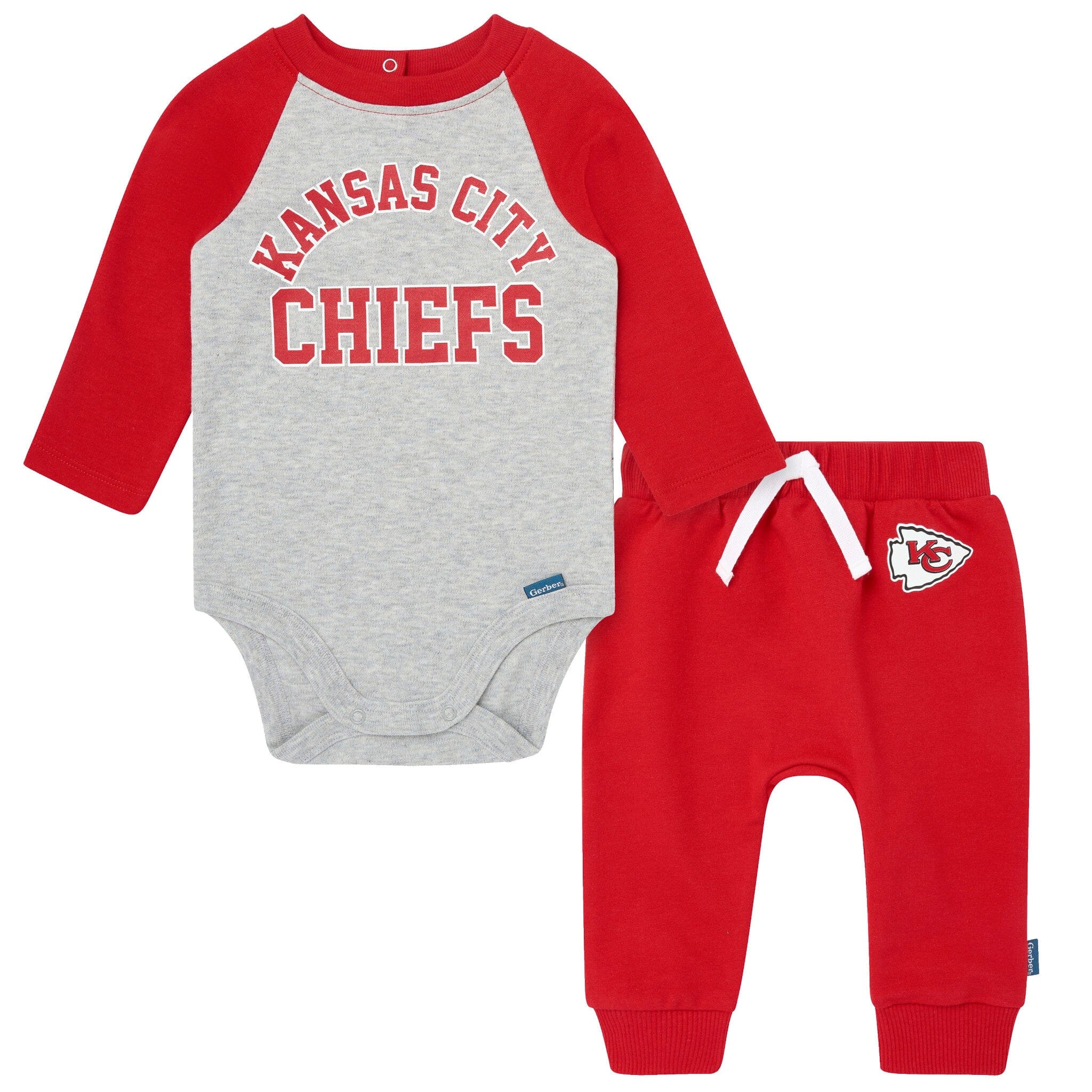 2-Piece Baby Kansas City Chiefs Bodysuit and Jogger Set