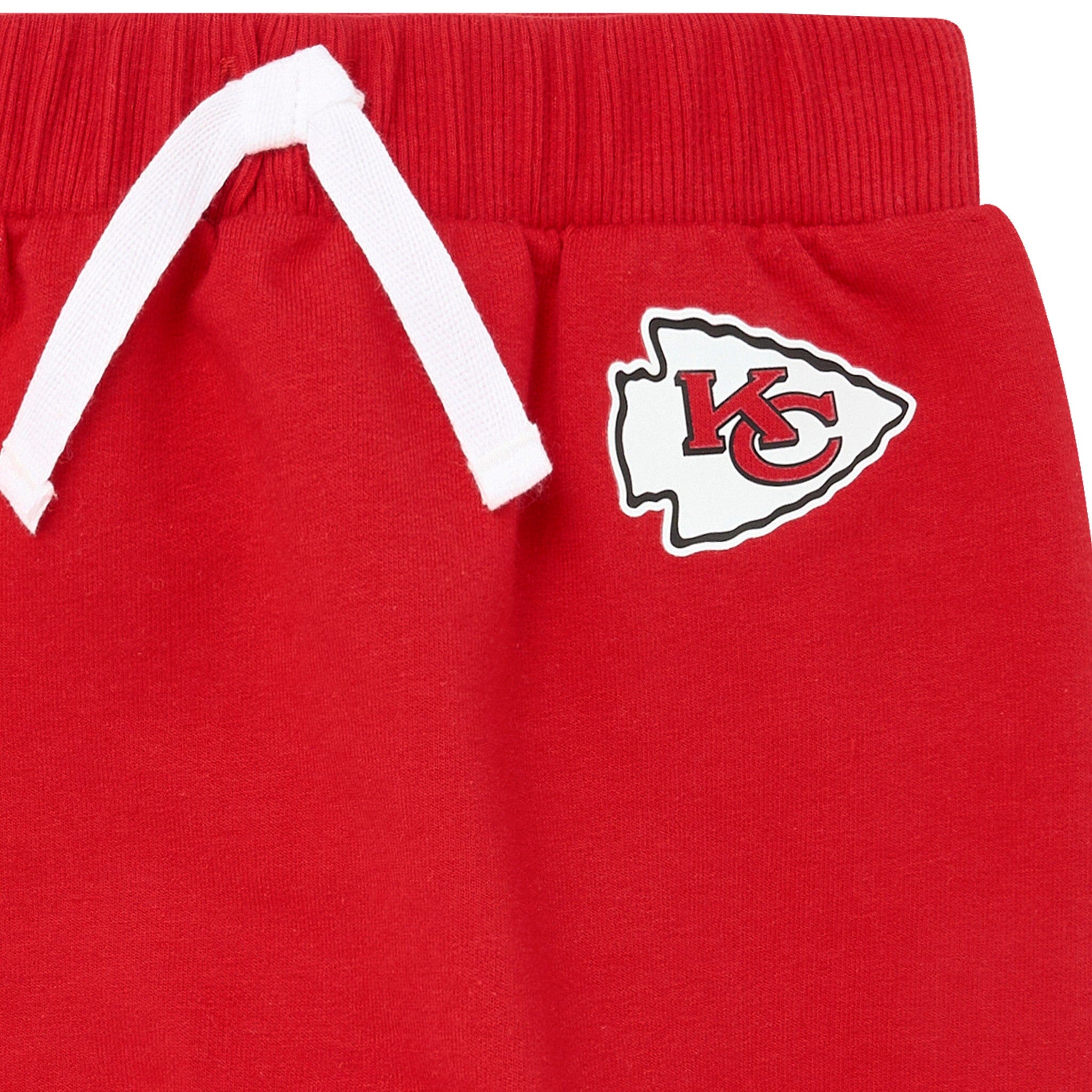 2-Piece Baby Kansas City Chiefs Bodysuit and Jogger Set - Image 4