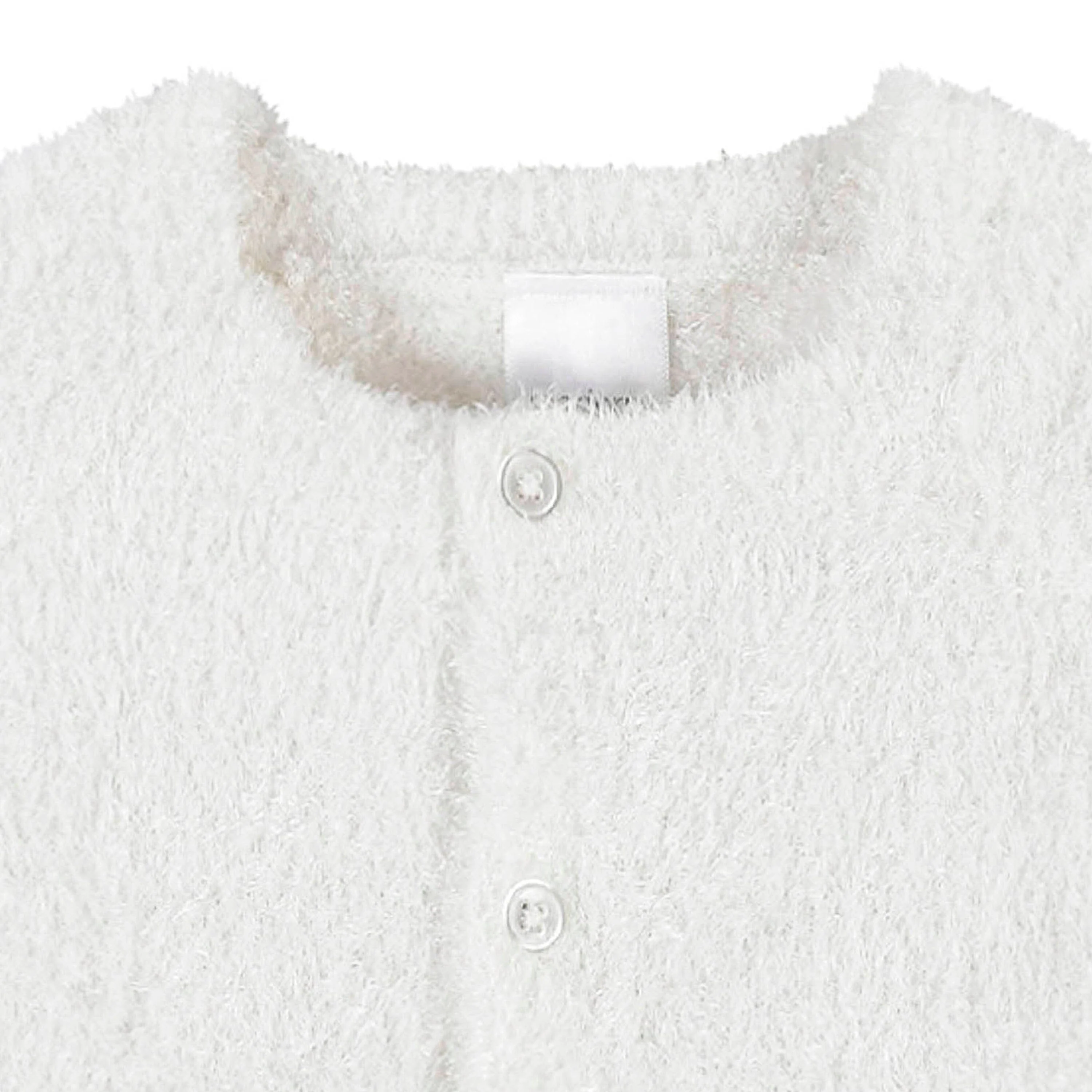 2-Piece Baby Neutral Ivory Knit Top & Pants Set - Image 3