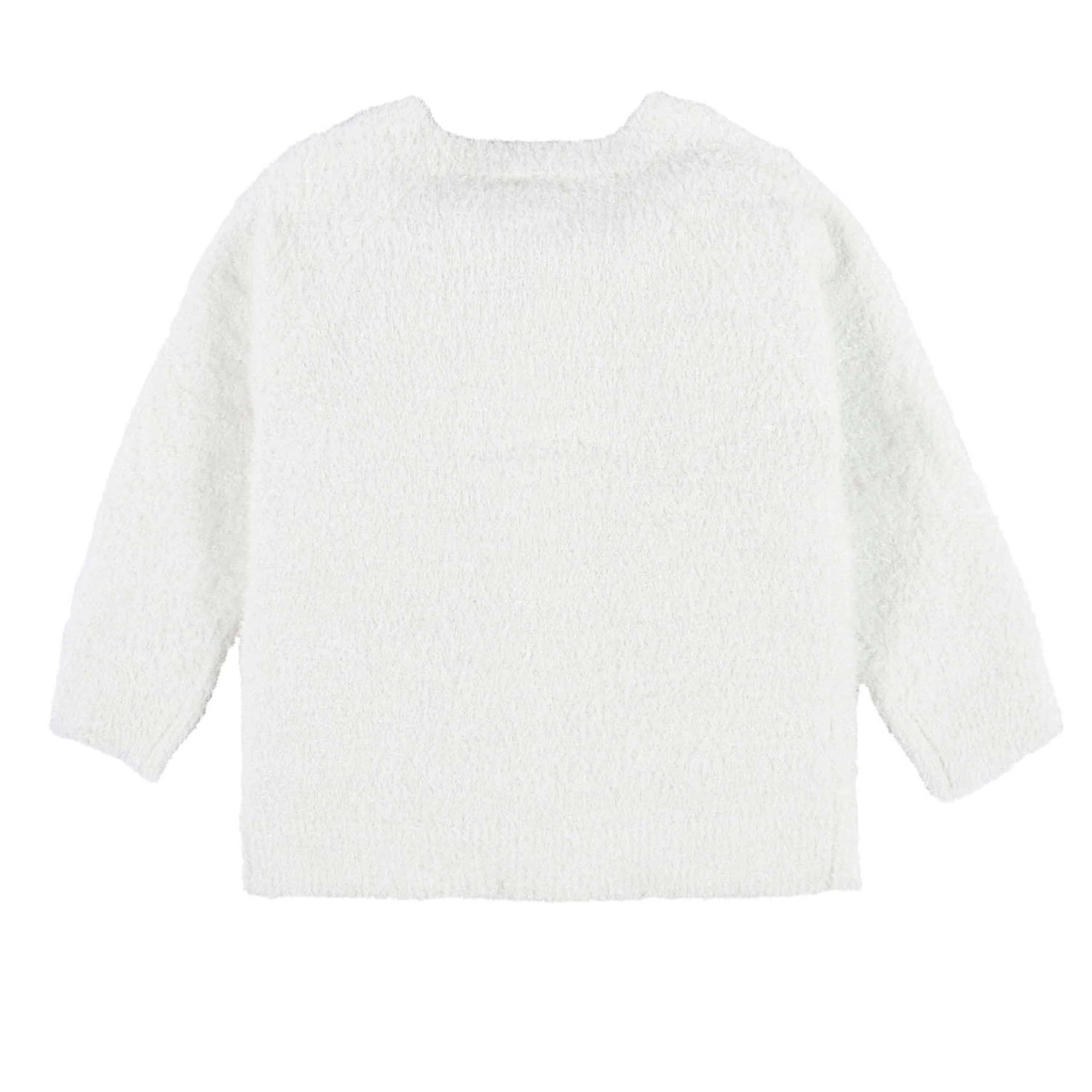 2-Piece Baby Neutral Ivory Knit Top & Pants Set - Image 5