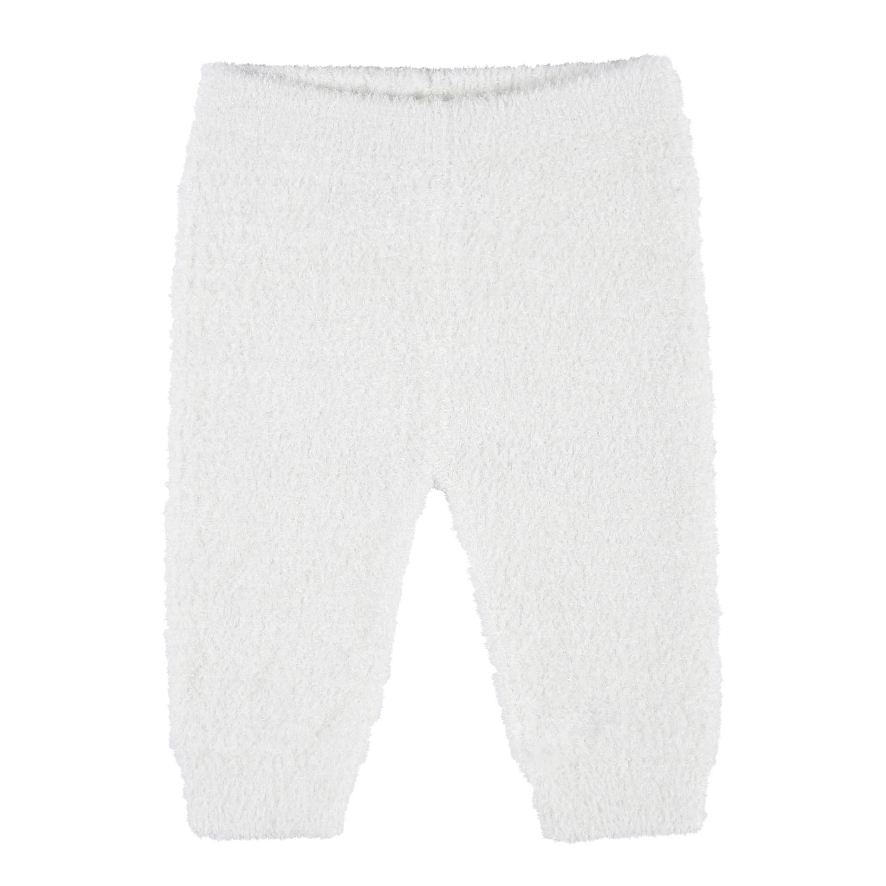 2-Piece Baby Neutral Ivory Knit Top & Pants Set - Image 6