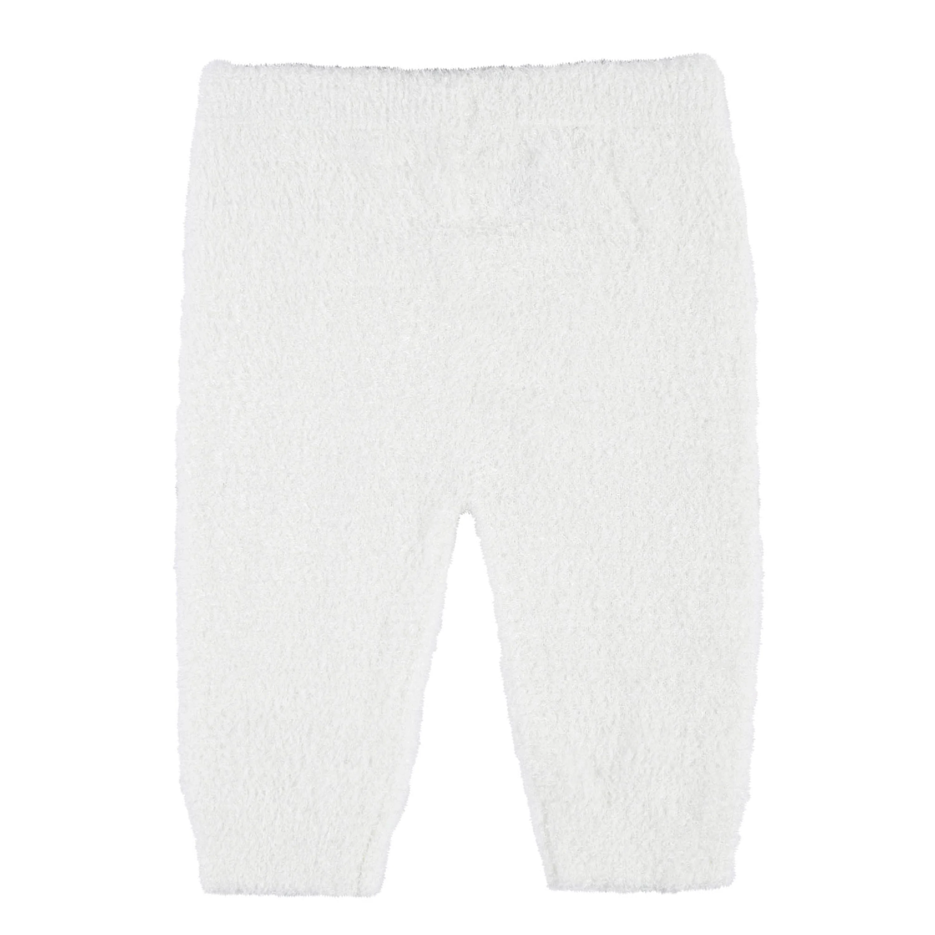 2-Piece Baby Neutral Ivory Knit Top & Pants Set - Image 7