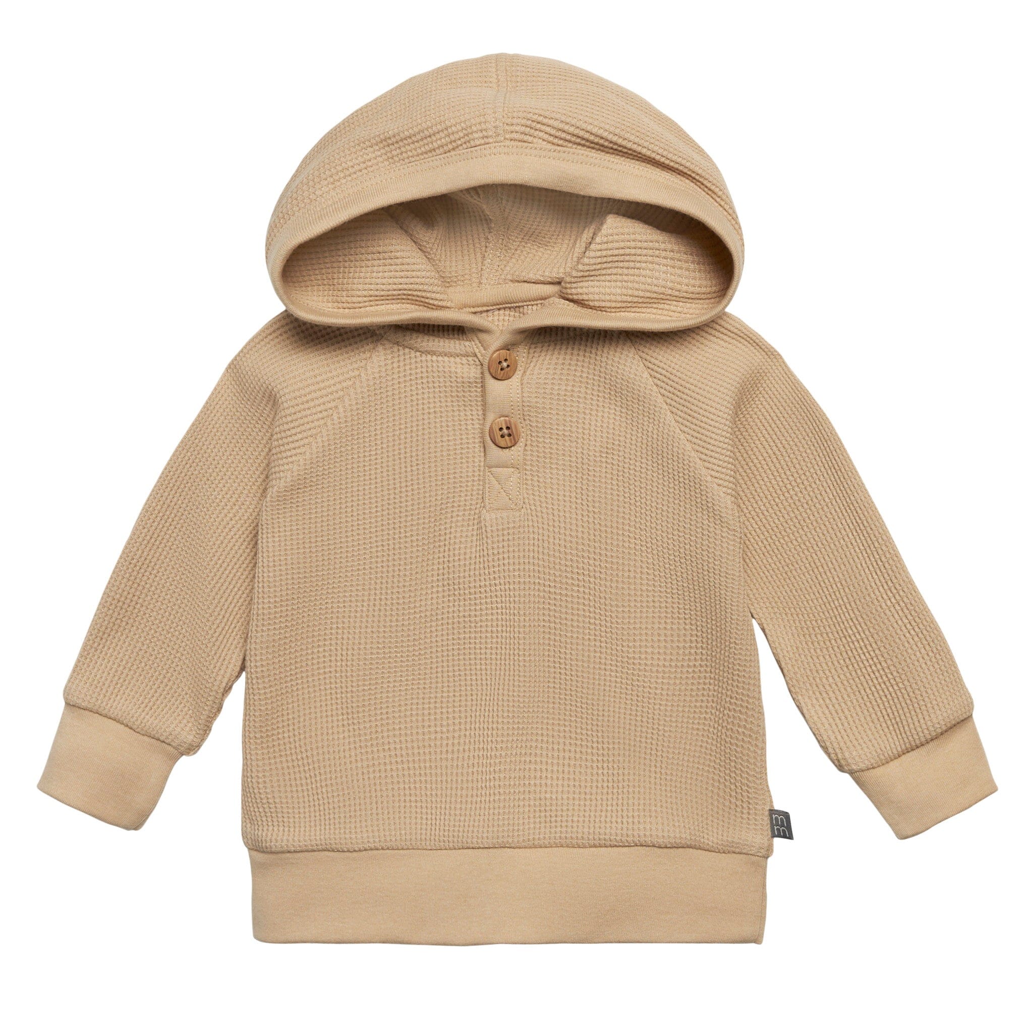 2-Piece Baby Neutral Lt Tan Hoodie and Pant Set - Image 2