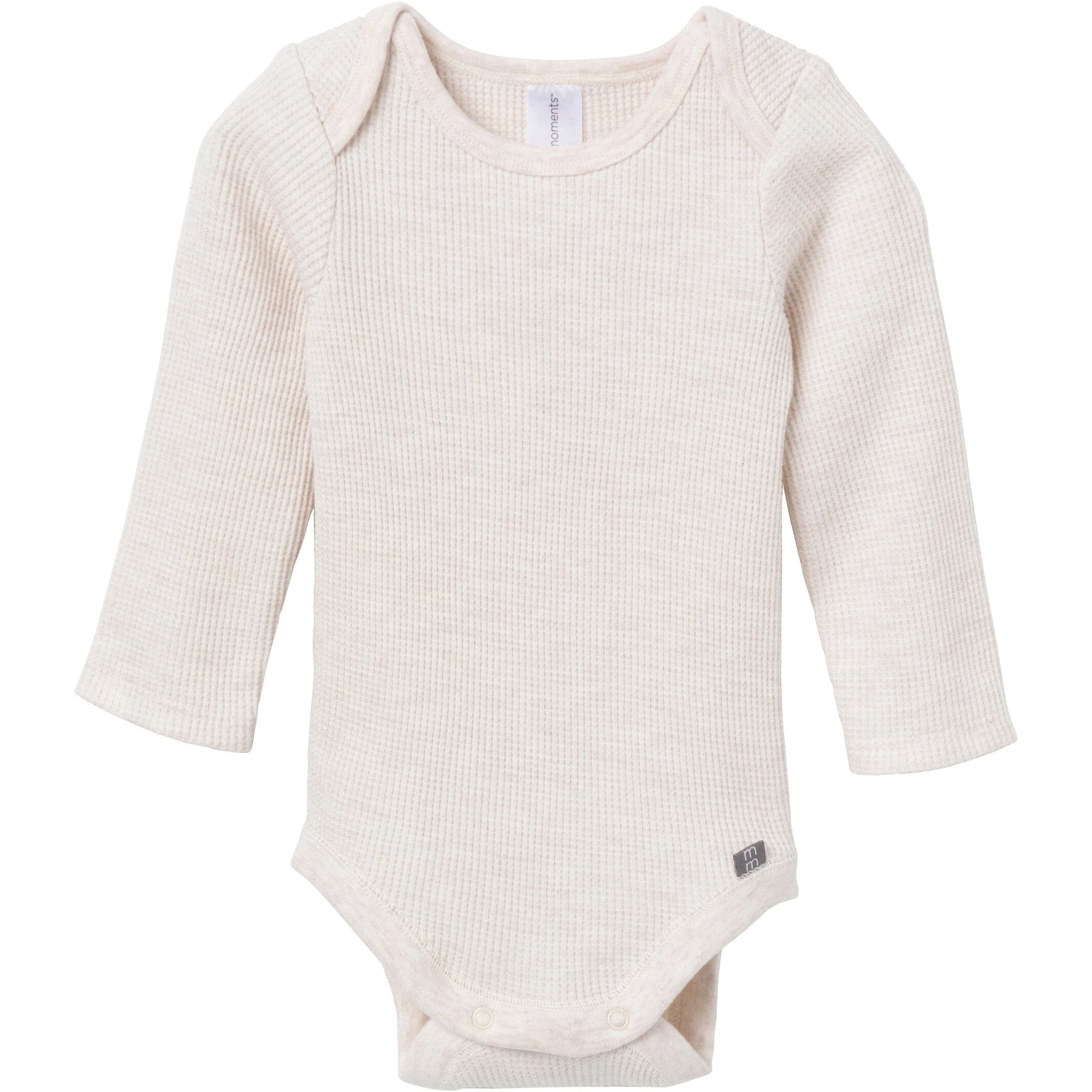 2-Piece Baby Neutral Oatmeal Heather Bodysuit and Pant Set - Image 2