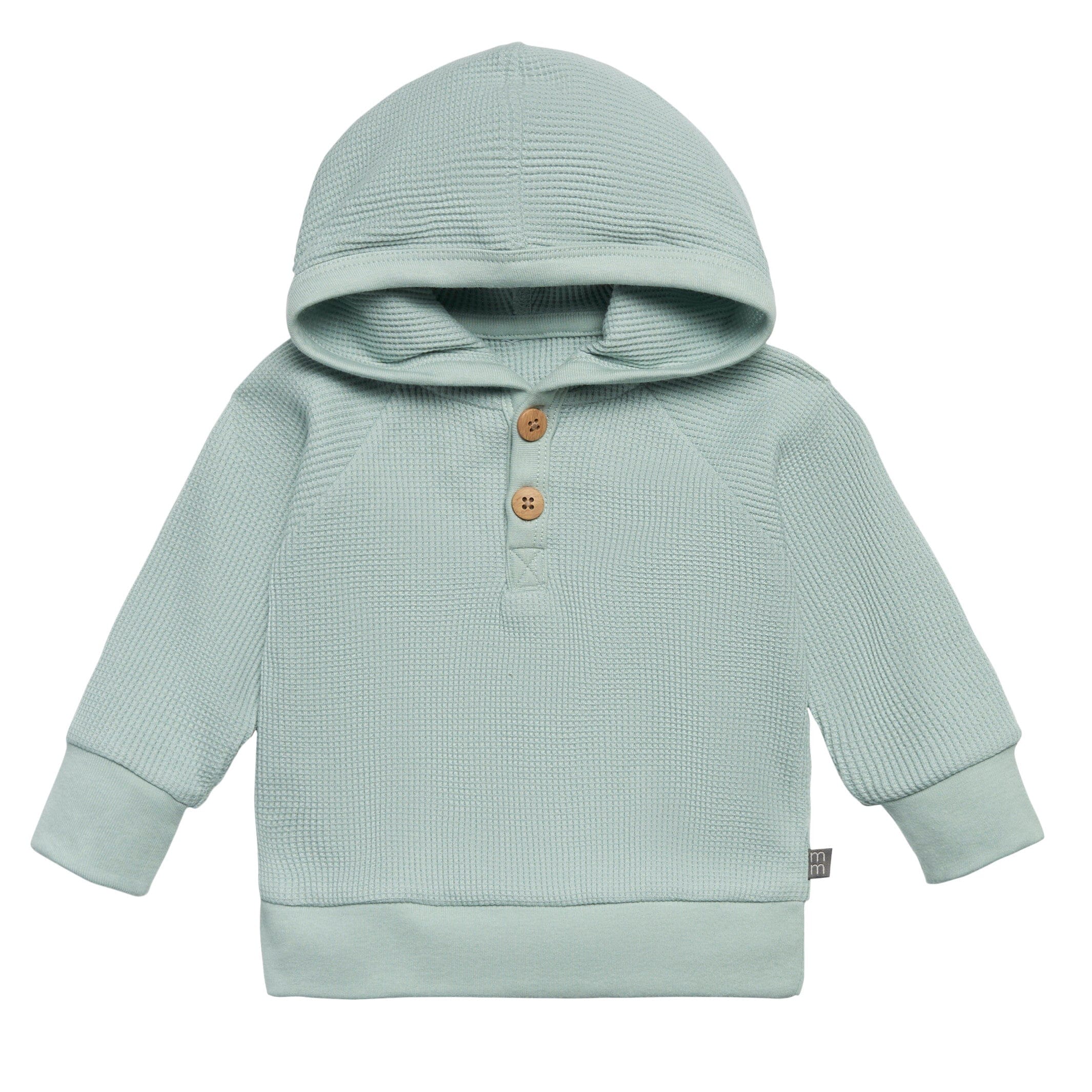 2-Piece Baby Neutral Medium Sky Hoodie and Pant Set - Image 4