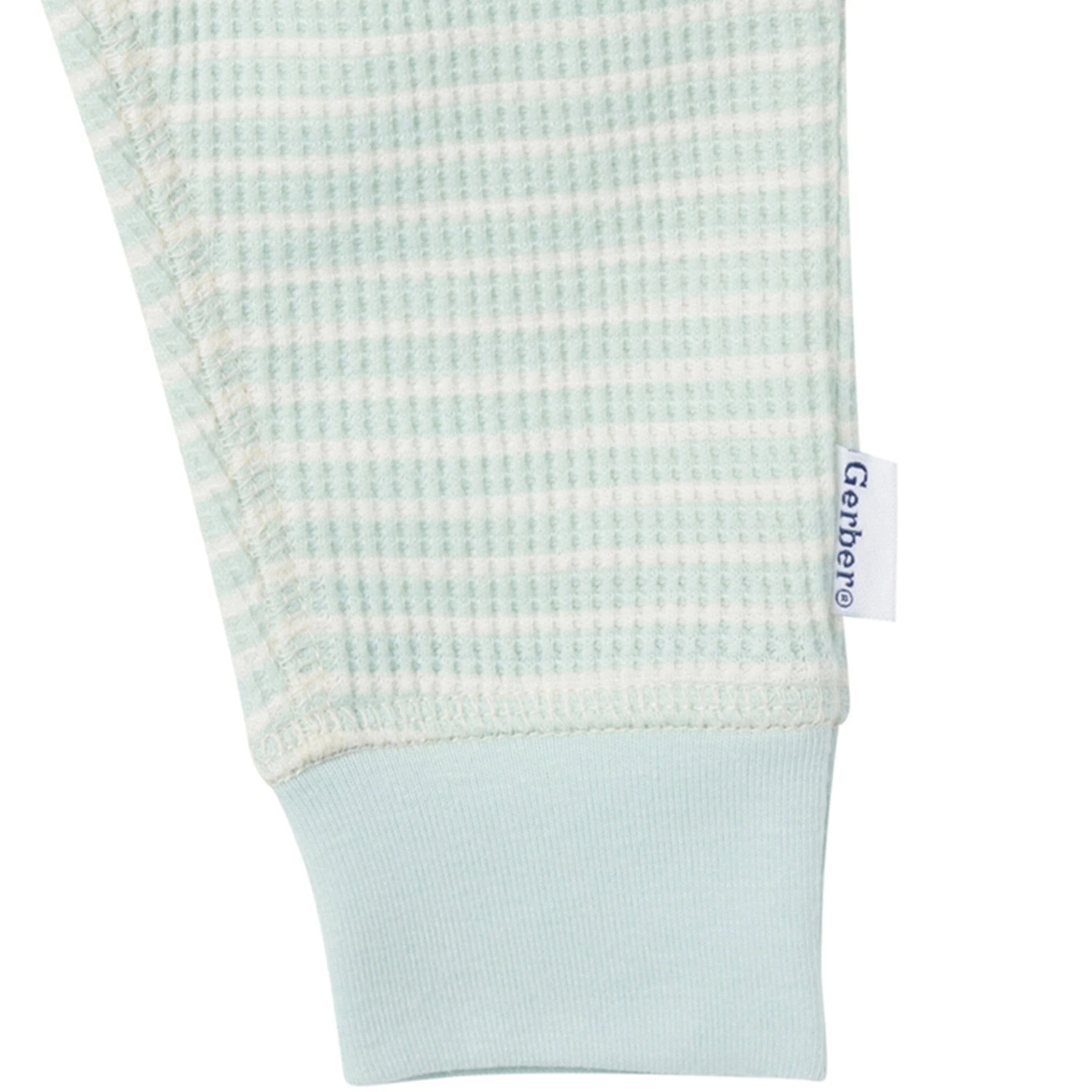 2-Piece Baby Boys Sky Blue Stripe Onesies® Bodysuit and Pants Set - Image 5