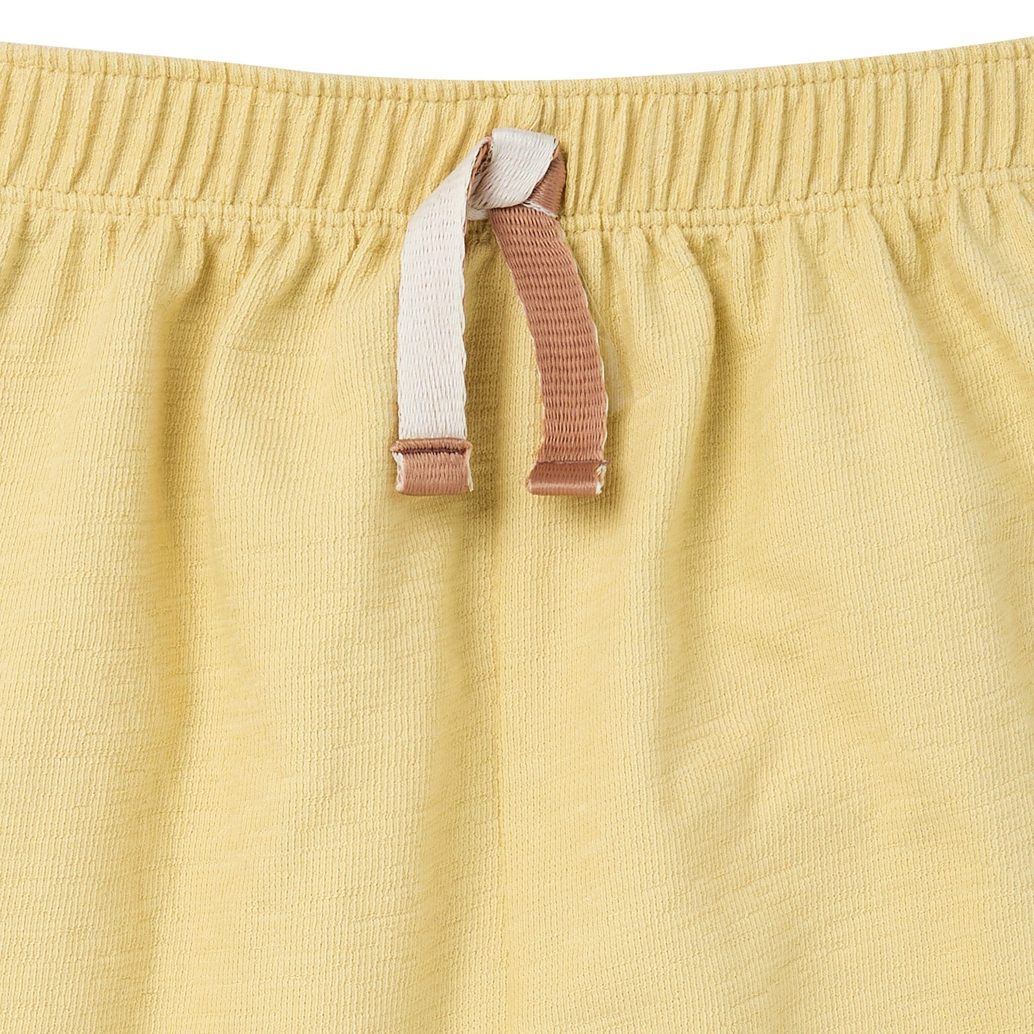 2-Piece Boys Yellow Palm Tree Polo Shirt and Shorts Set - Image 6
