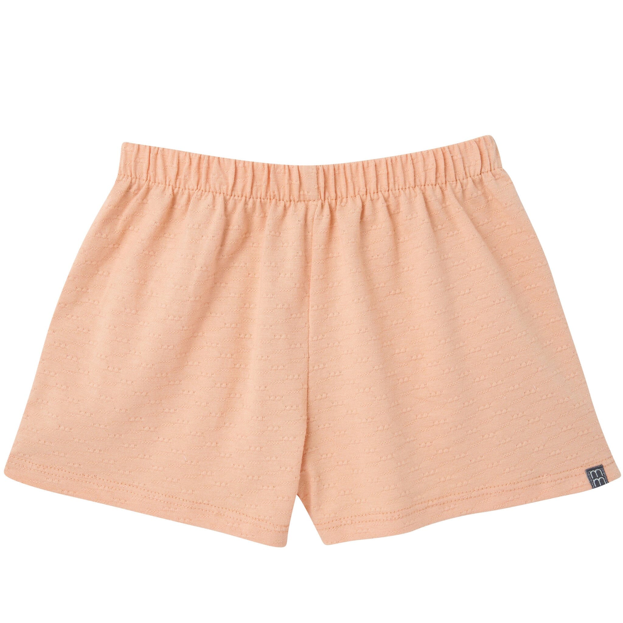 2-Piece Infant & Kids Girls Apricot Cream Eyelet Top and Shorts Set - Image 5