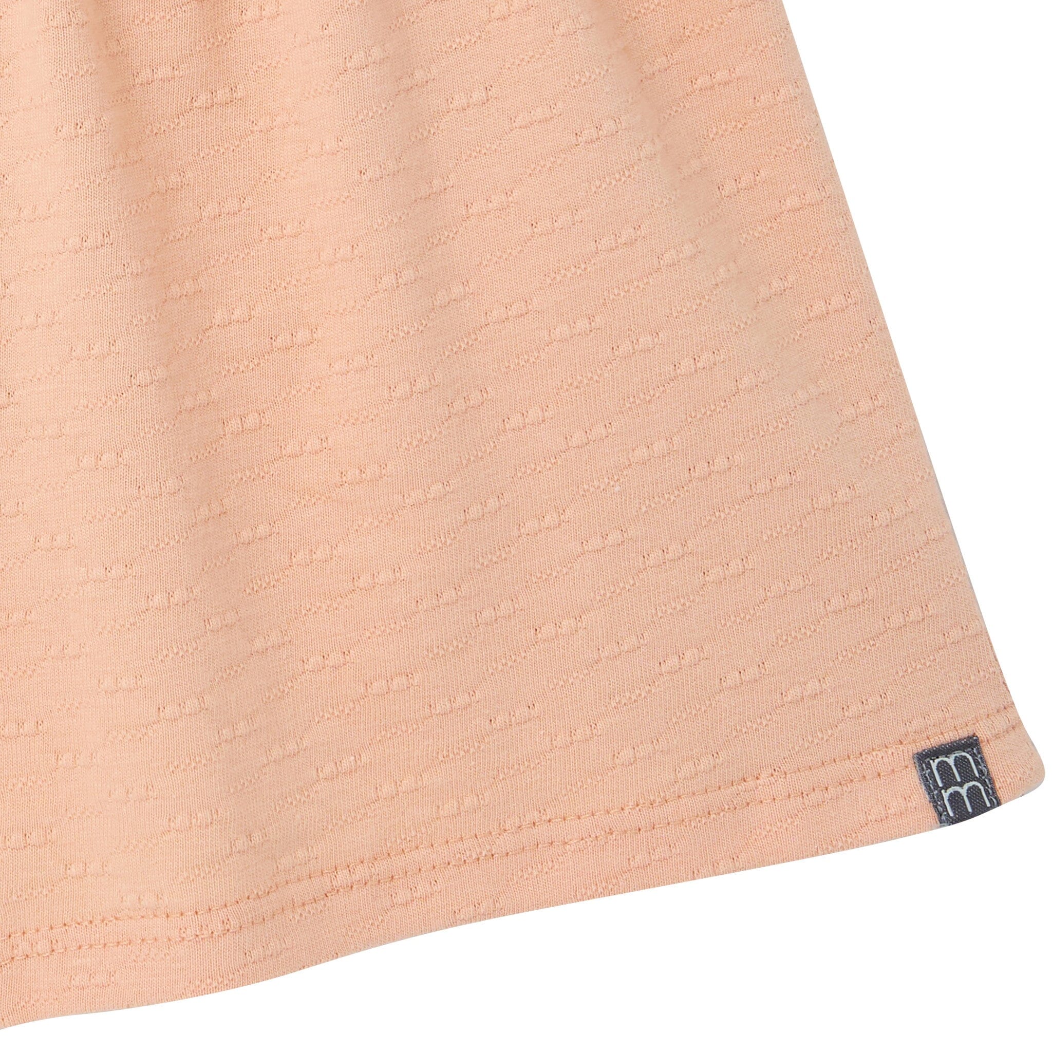 2-Piece Infant & Kids Girls Apricot Cream Eyelet Top and Shorts Set - Image 8