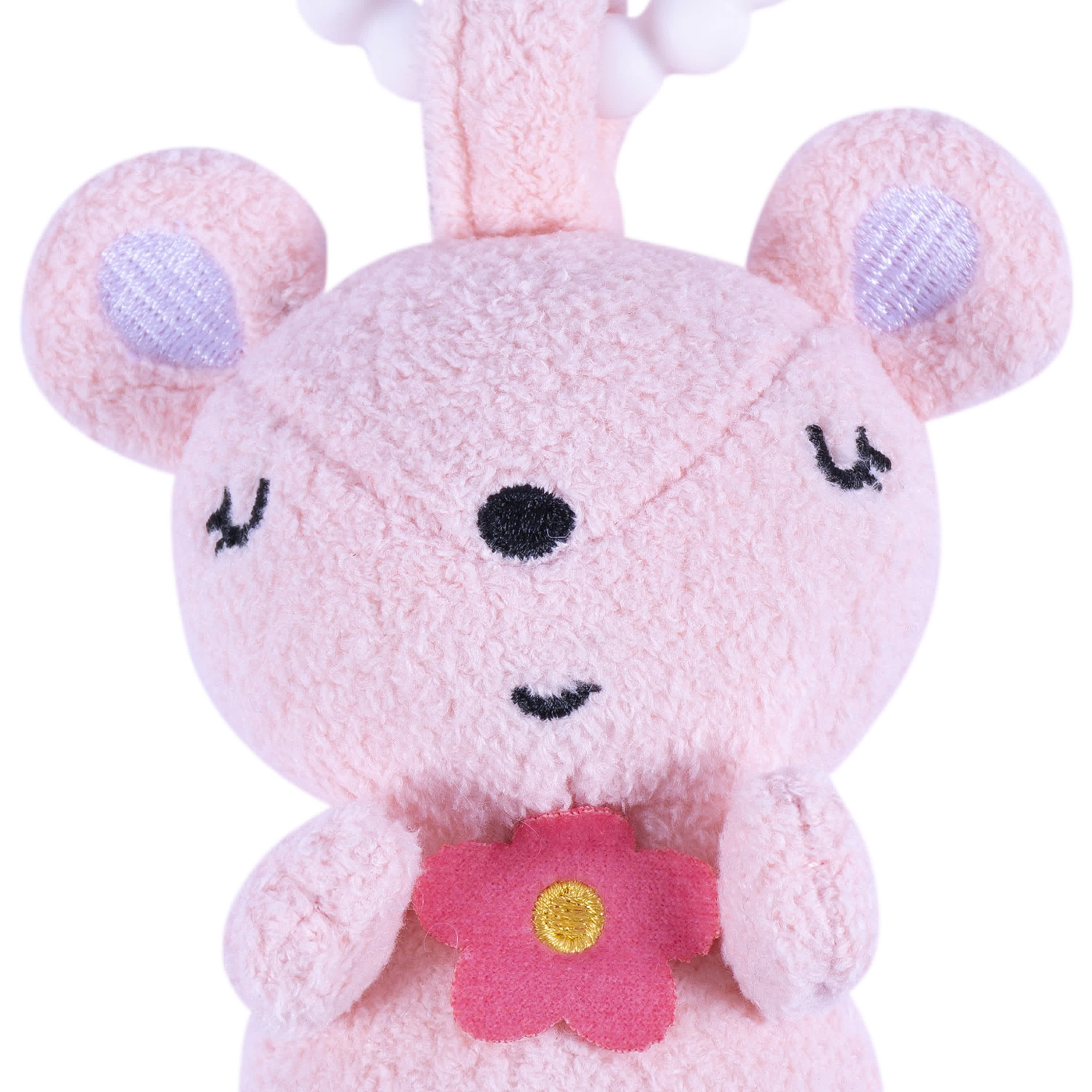 2-Piece Baby Girls Cat & Mouse Rattle and Teether Set - Image 8